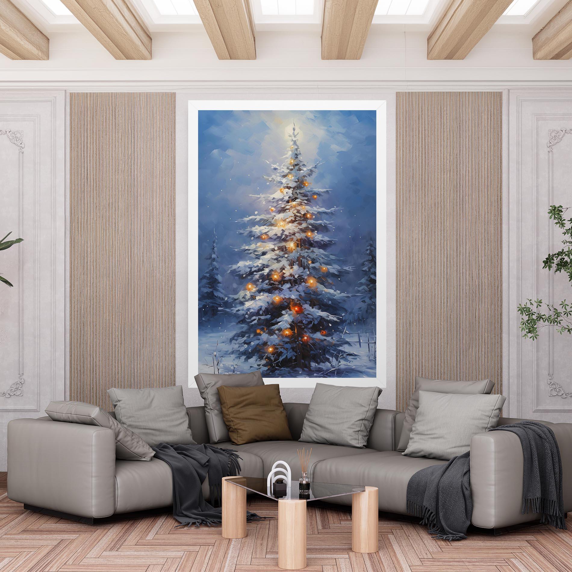 Vászonkép Tall Slender Tree mockup 6