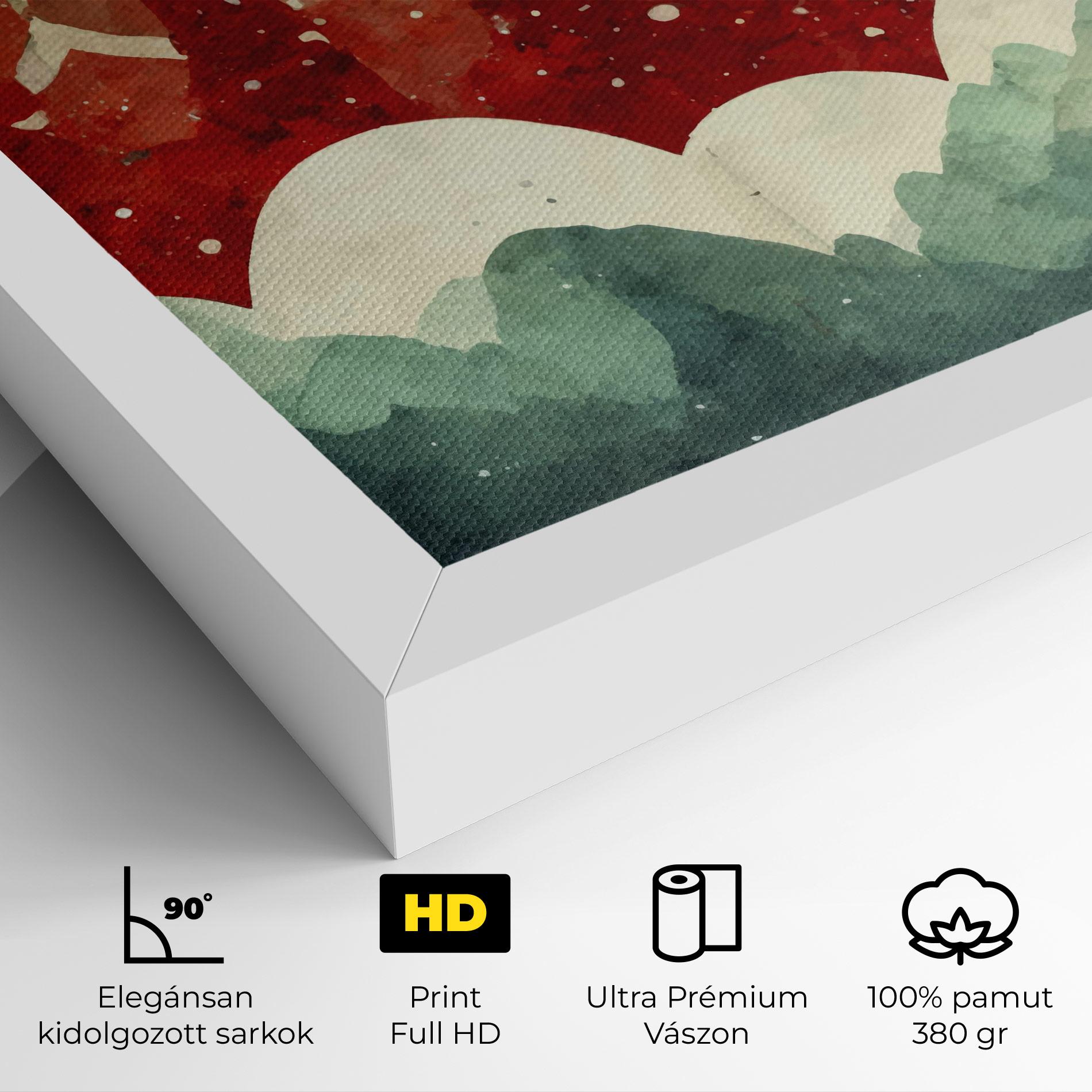 Vászonkép Christmas Landscape mockup 4