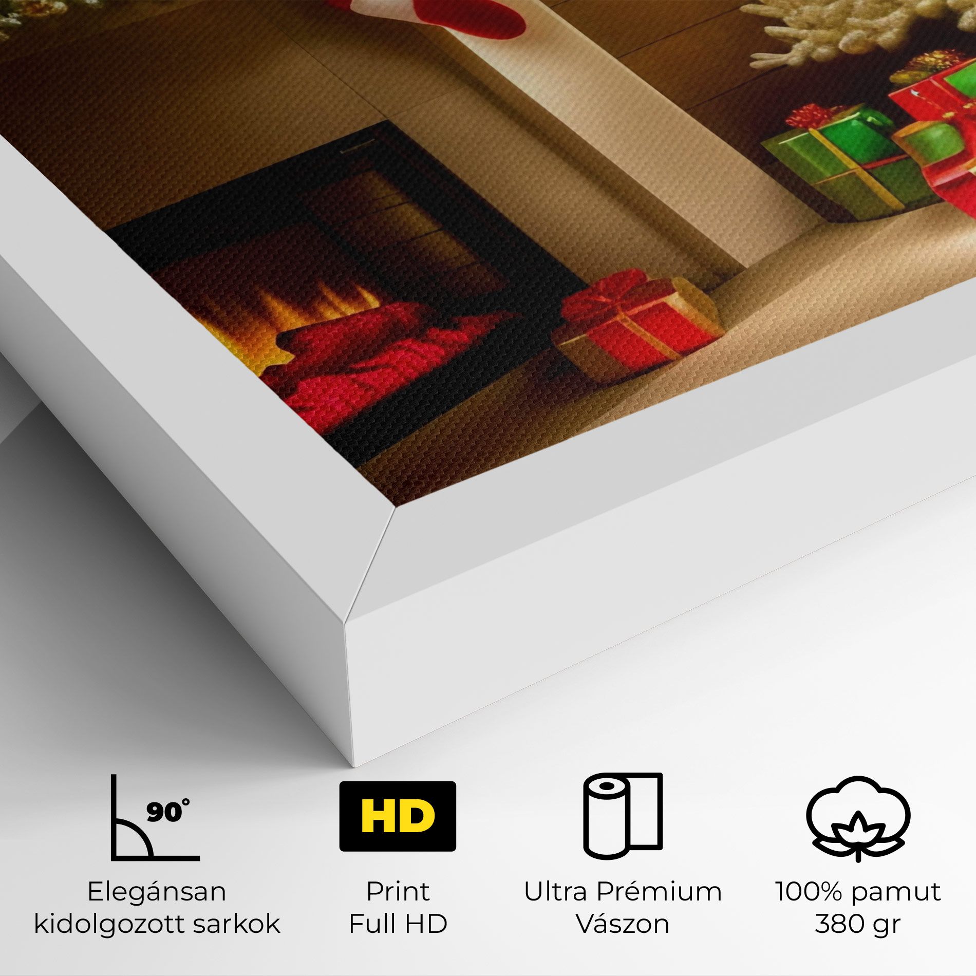 Decorated Christmas Tree mockup 4