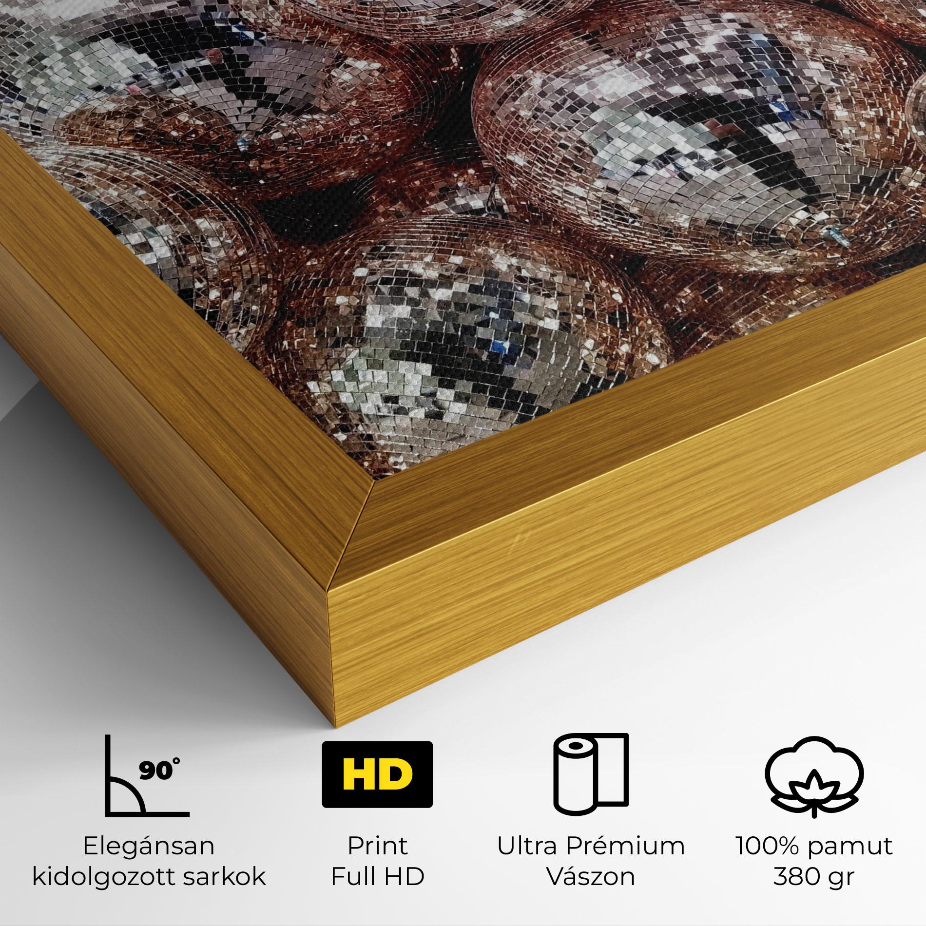 Vászonkép Christmas Disko Balls mockup 4