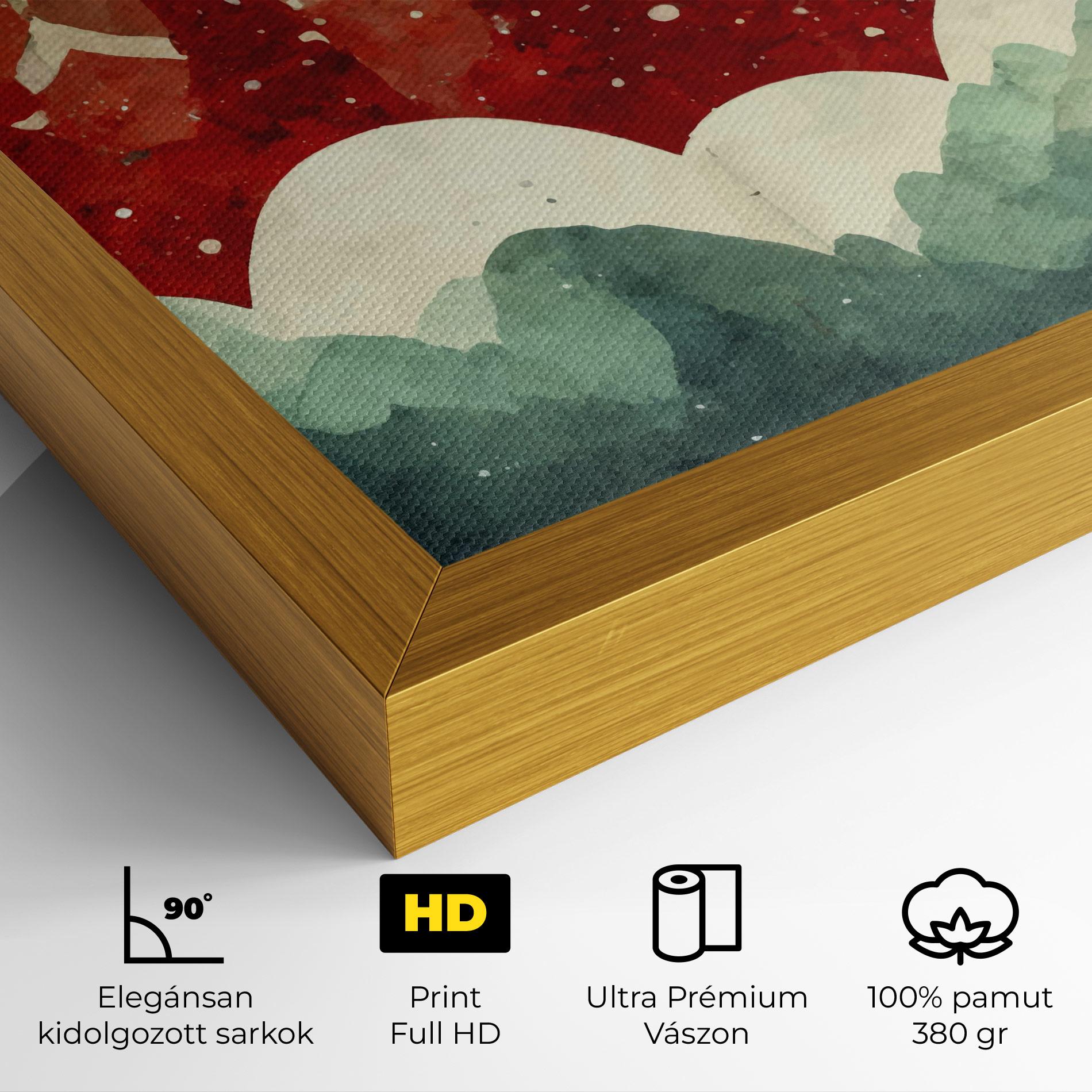 Vászonkép Christmas Landscape mockup 4