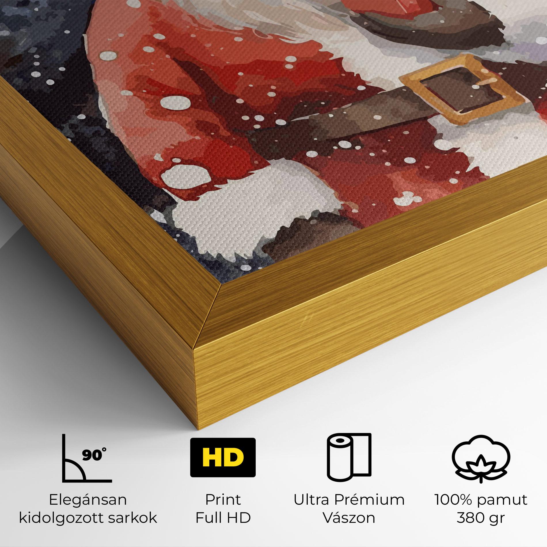 Vászonkép Holding Gift mockup 4