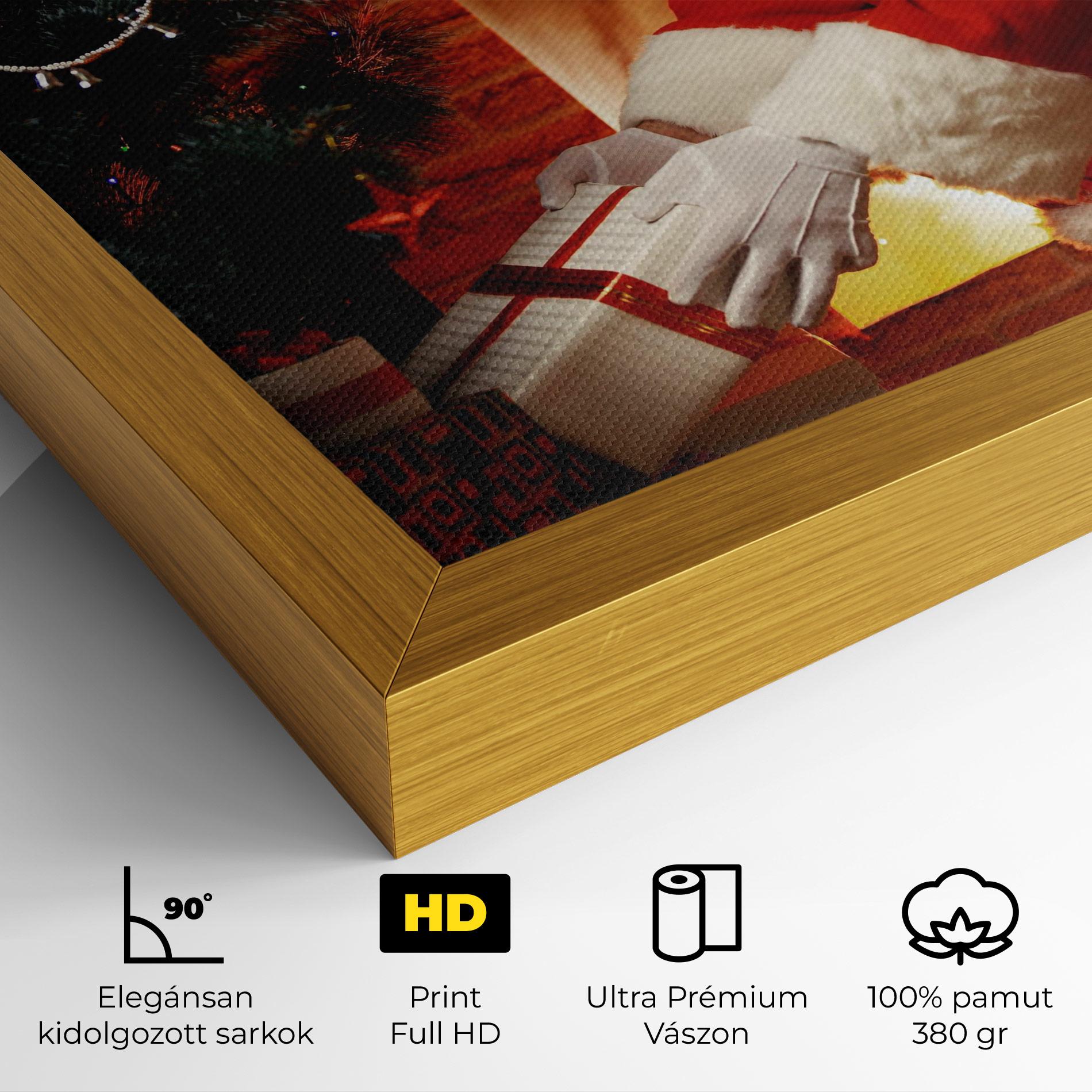Vászonkép Santa Brought Gifts mockup 4