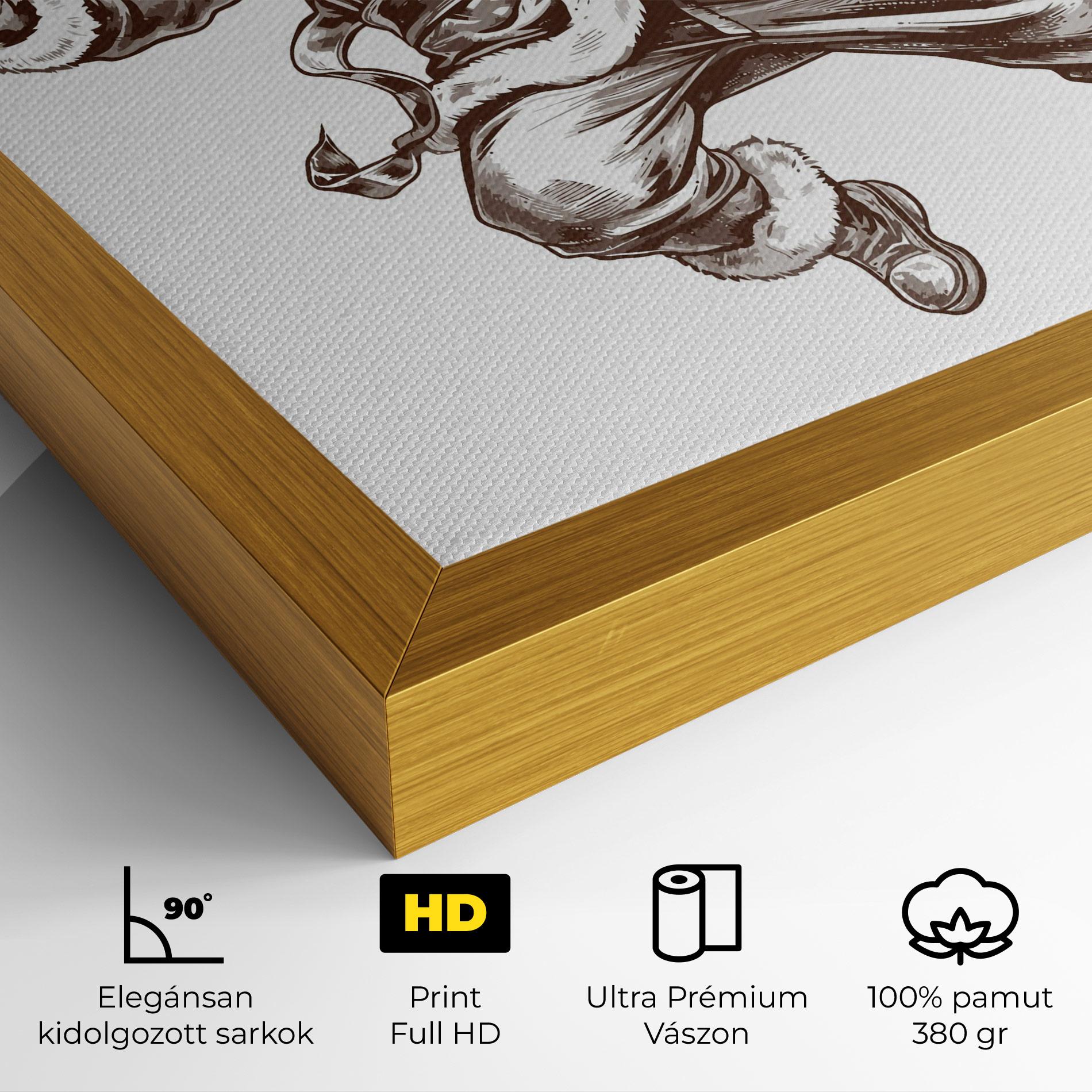 Vászonkép Santa Ok mockup 4