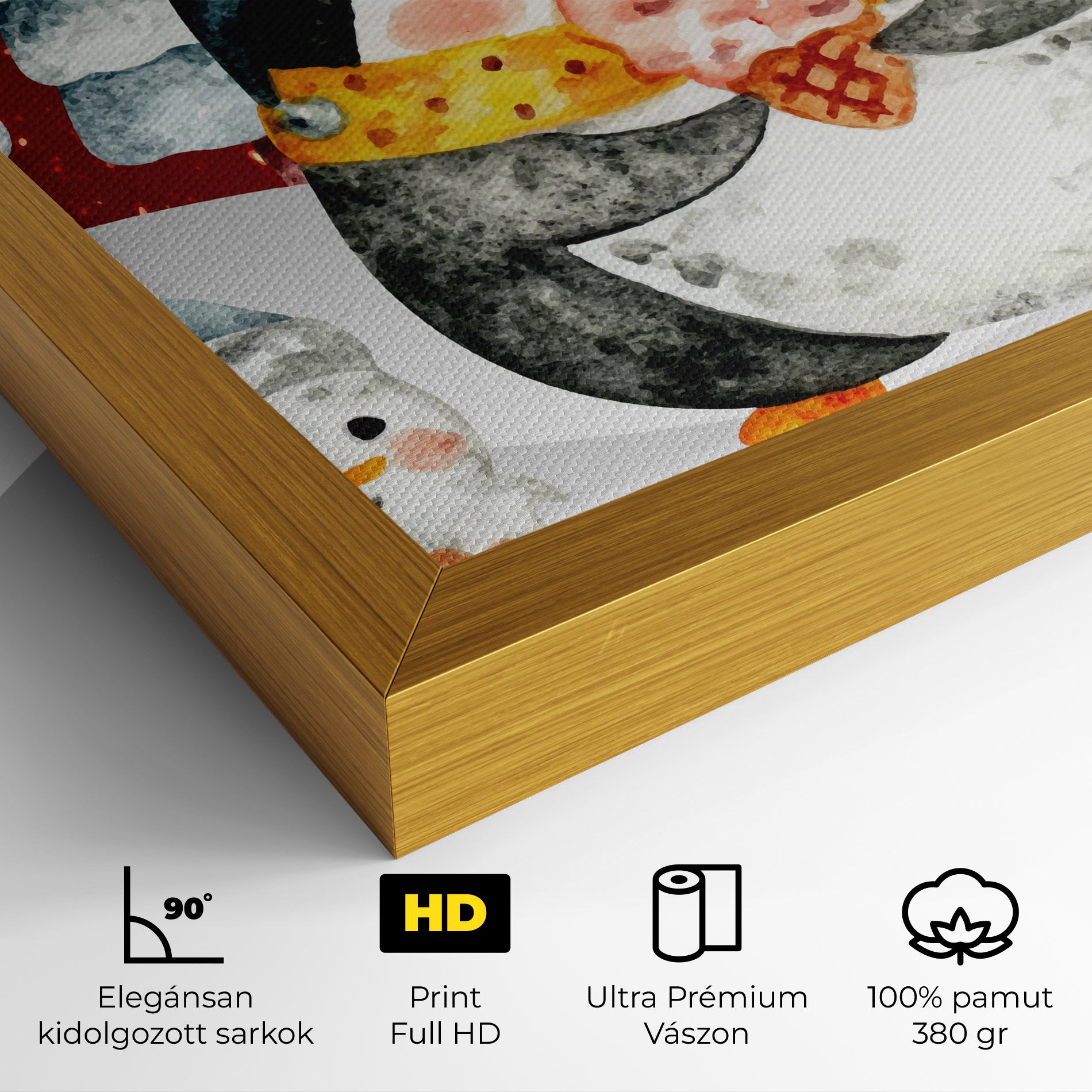 Yellow Pinguin mockup 4