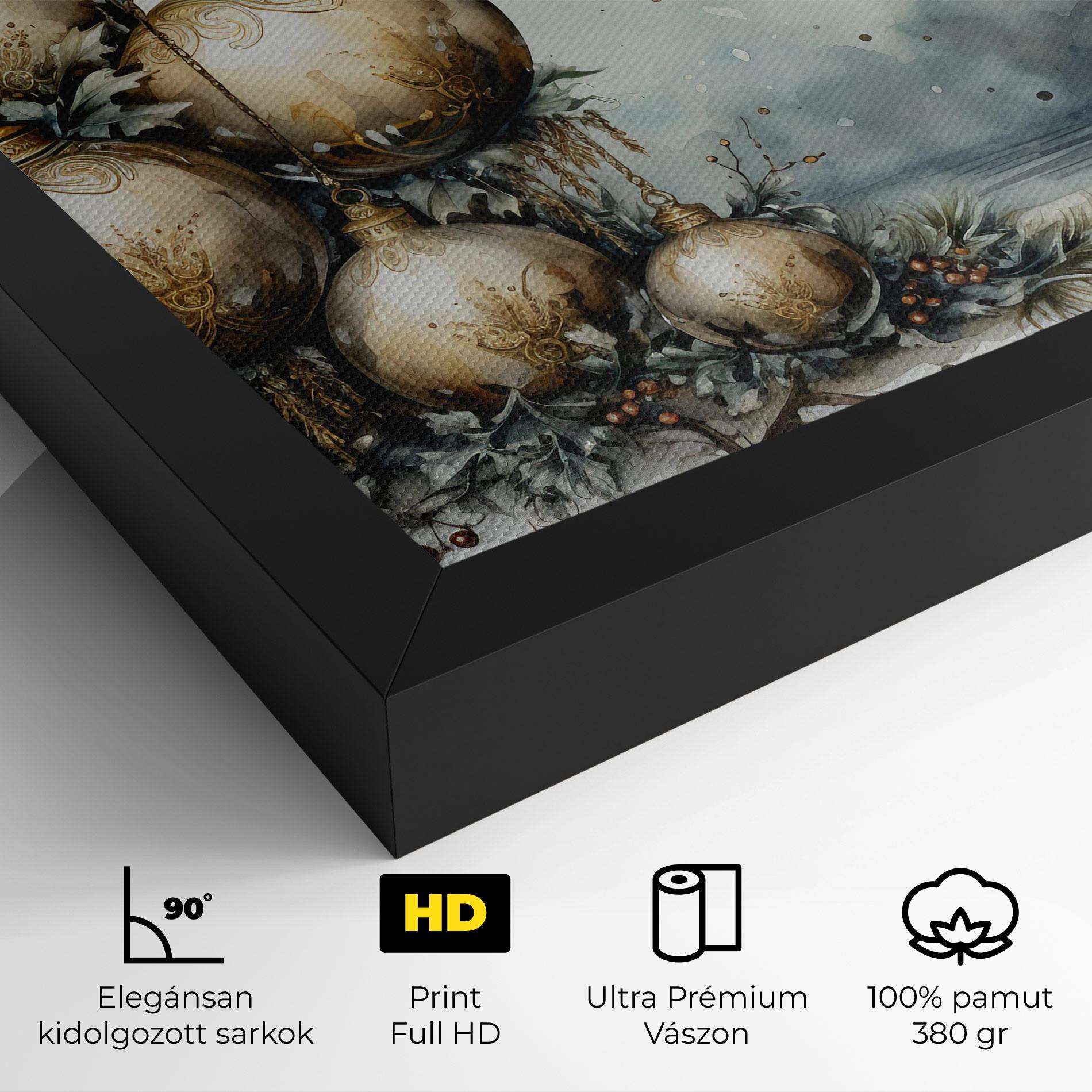 Vászonkép Christmas Art Paper mockup 4