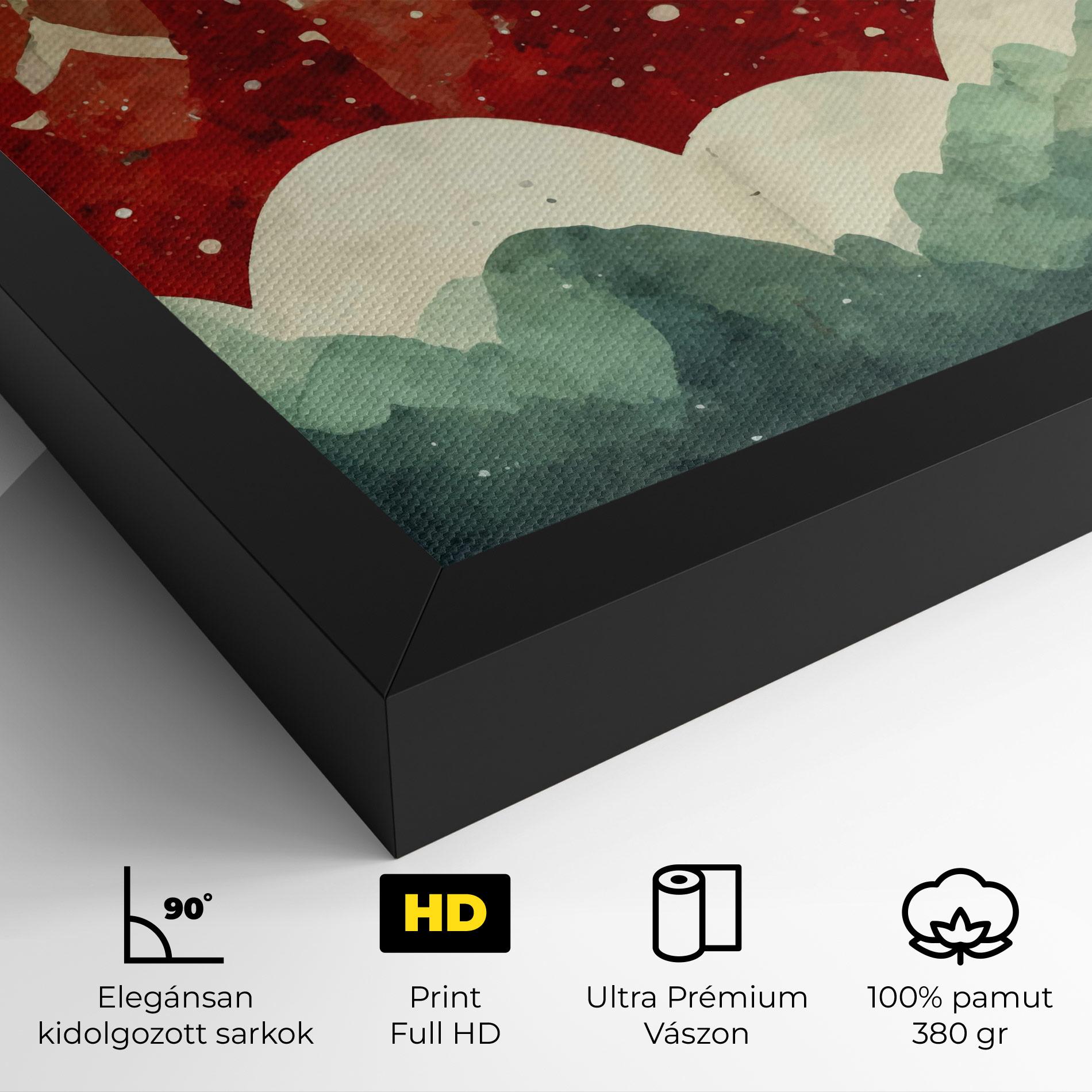 Vászonkép Christmas Landscape mockup 4