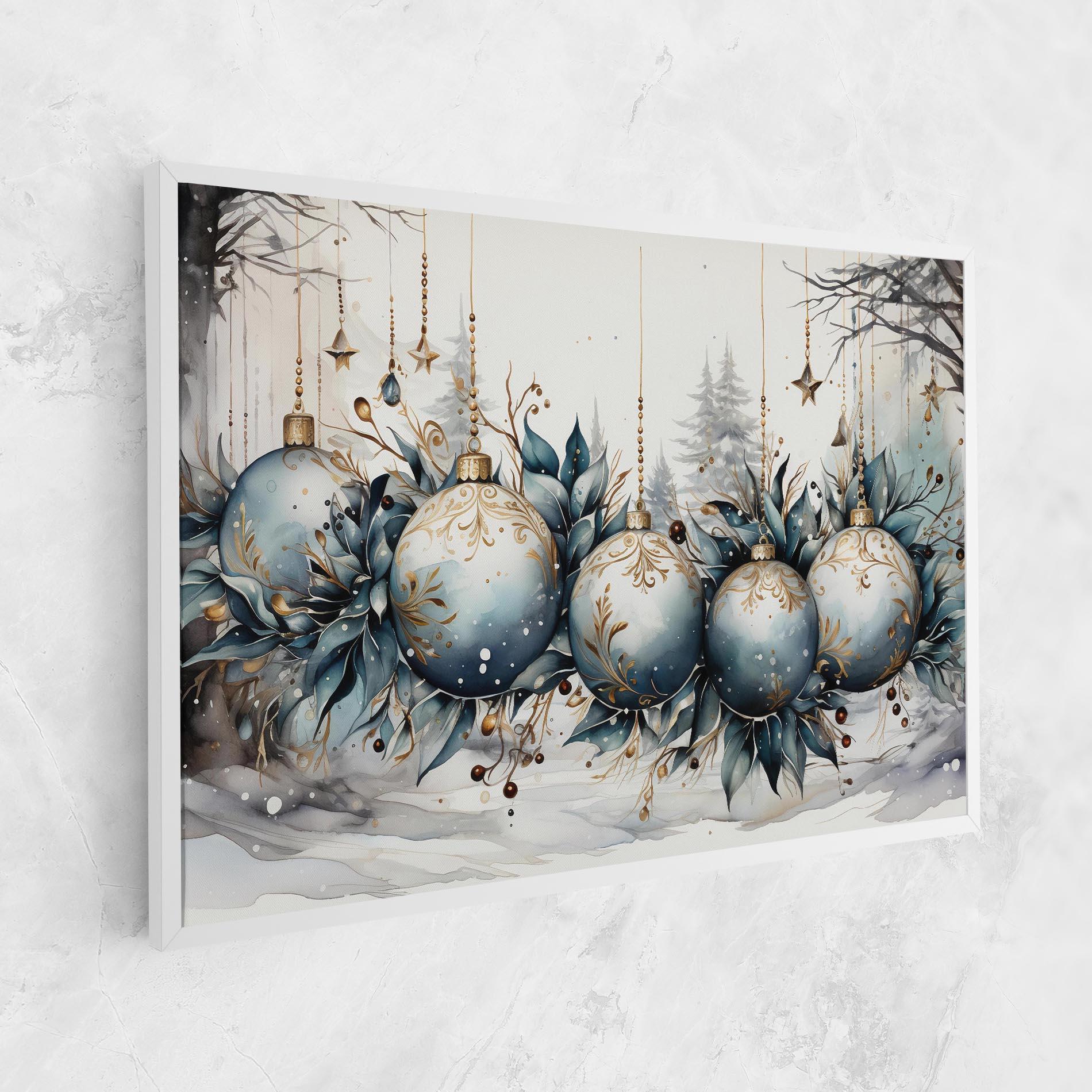 Vászonkép Christmas Paper mockup 1