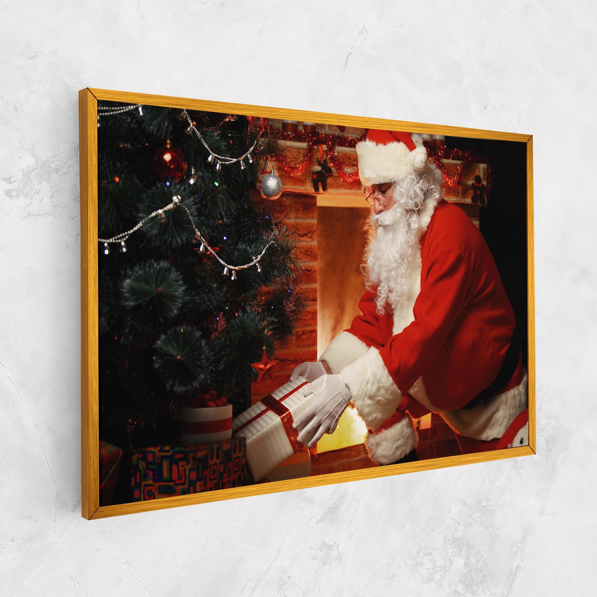 Vászonkép Santa Brought Gifts mockup 1