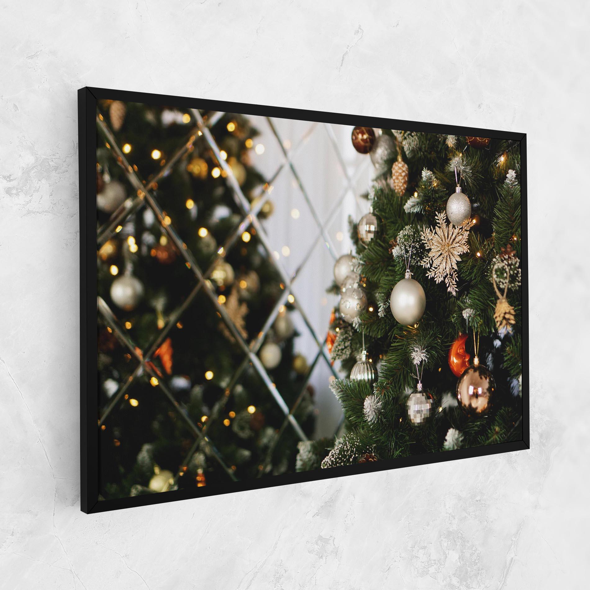 Vászonkép Christmas Decor Tree mockup 1