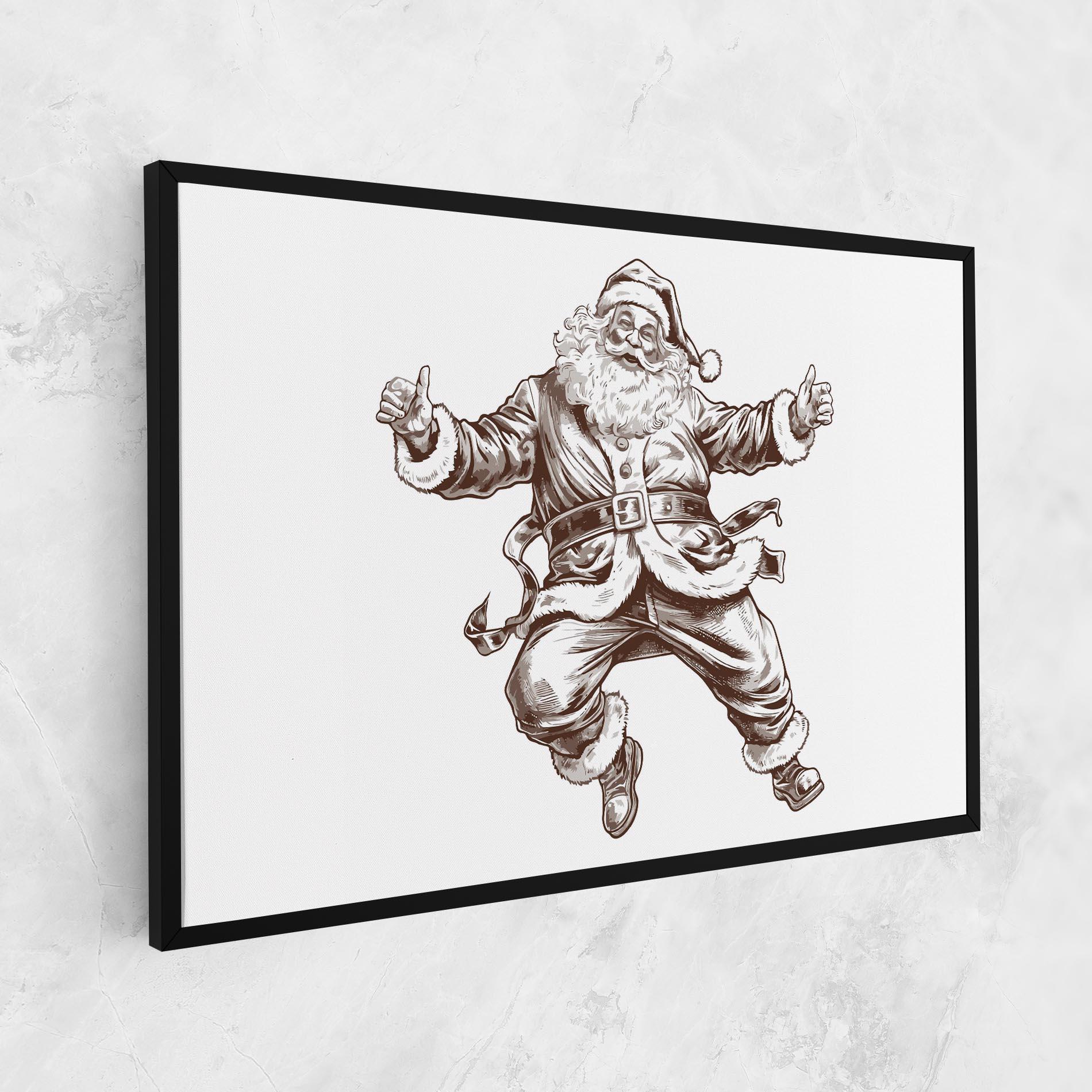 Vászonkép Santa Ok mockup 1