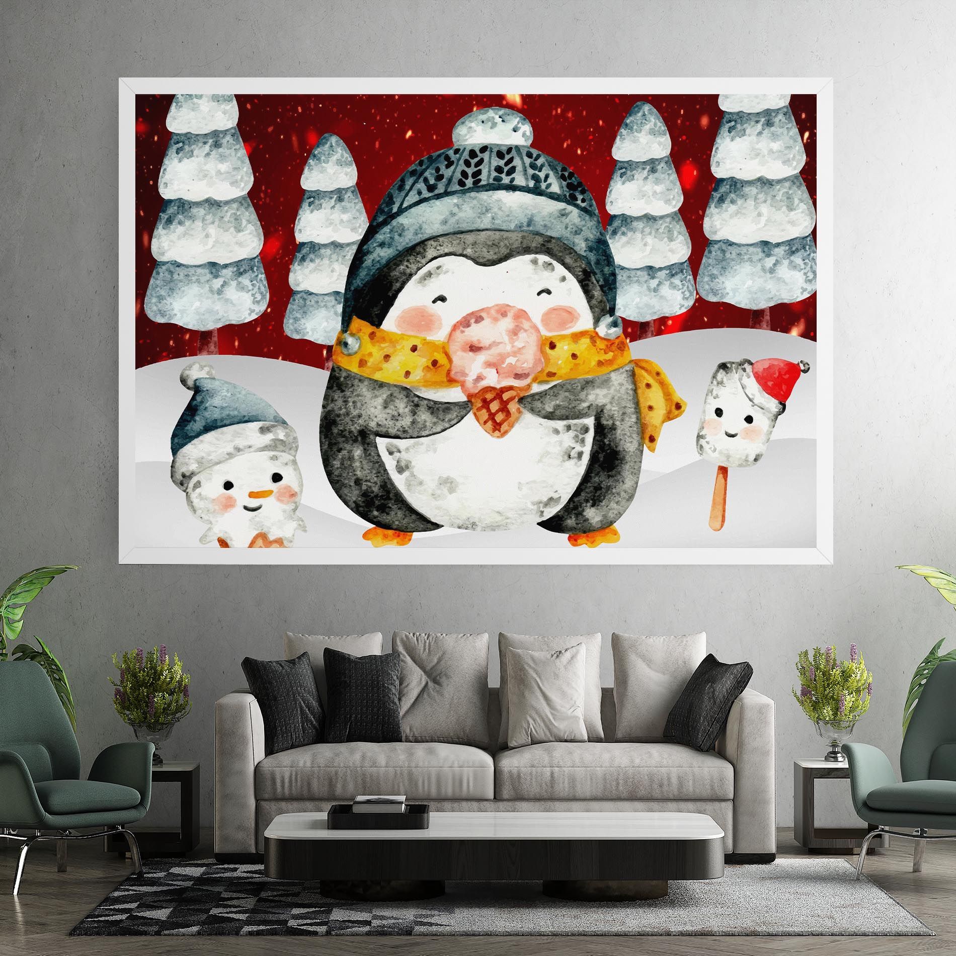 Yellow Pinguin mockup 7