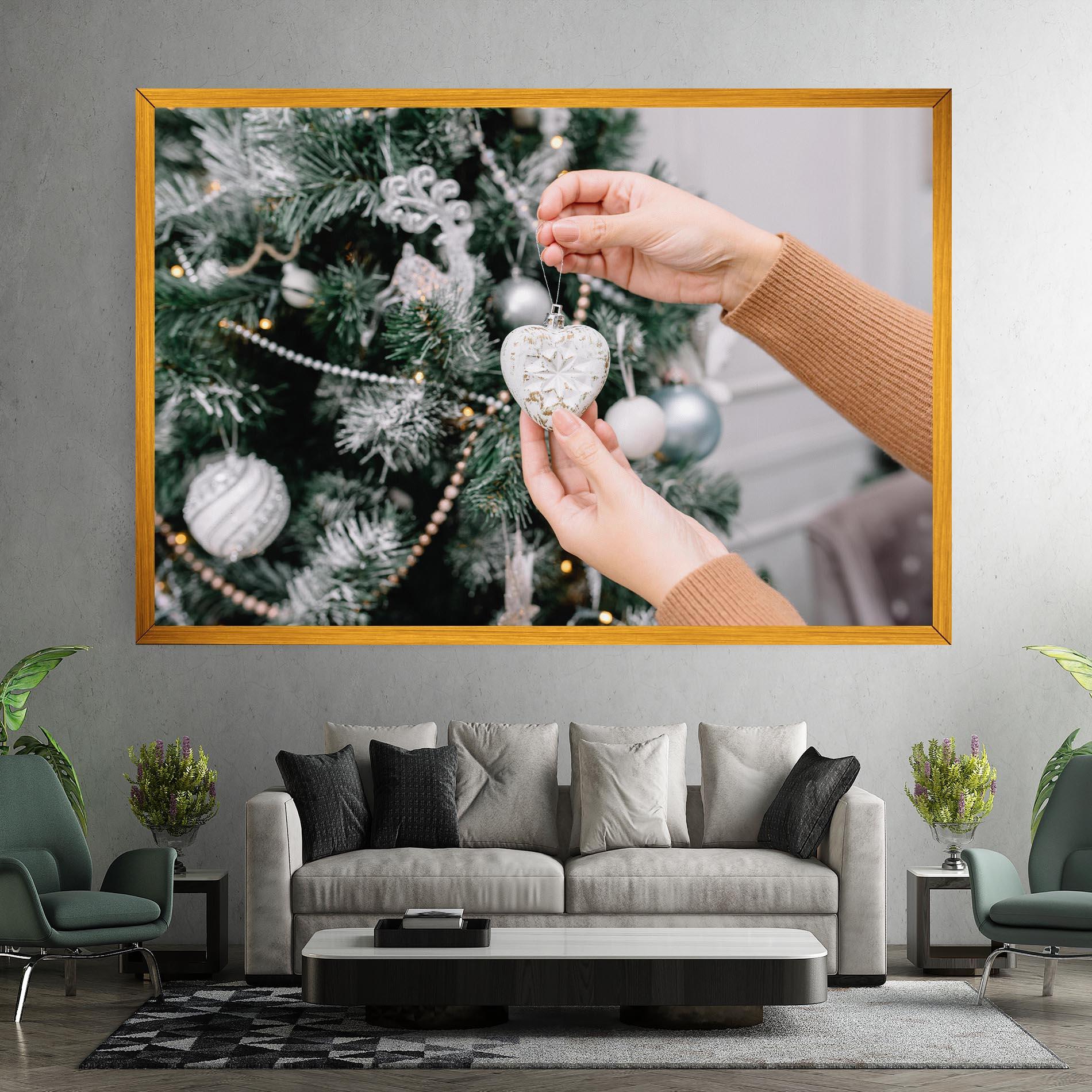 Vászonkép Christmas Decorations mockup 7