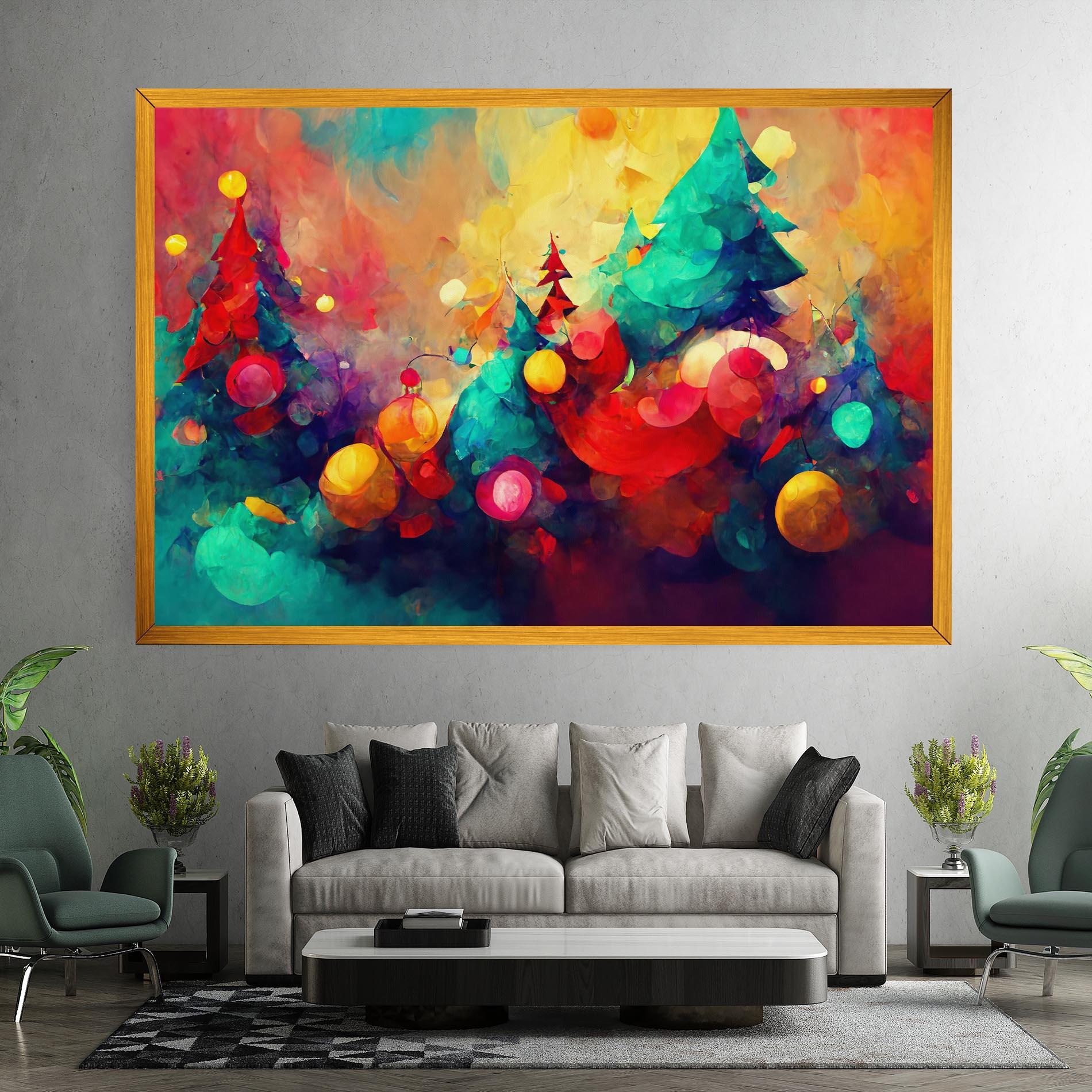 Vászonkép Colorfull Winter mockup 7