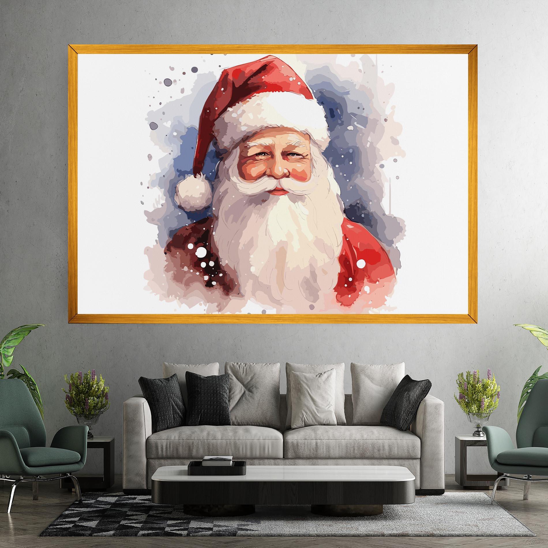 Vászonkép Cute Santa mockup 7