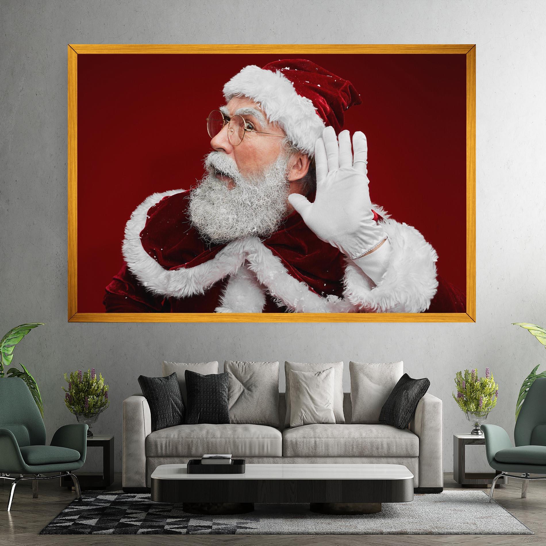Vászonkép Santa Cant Hear You mockup 7