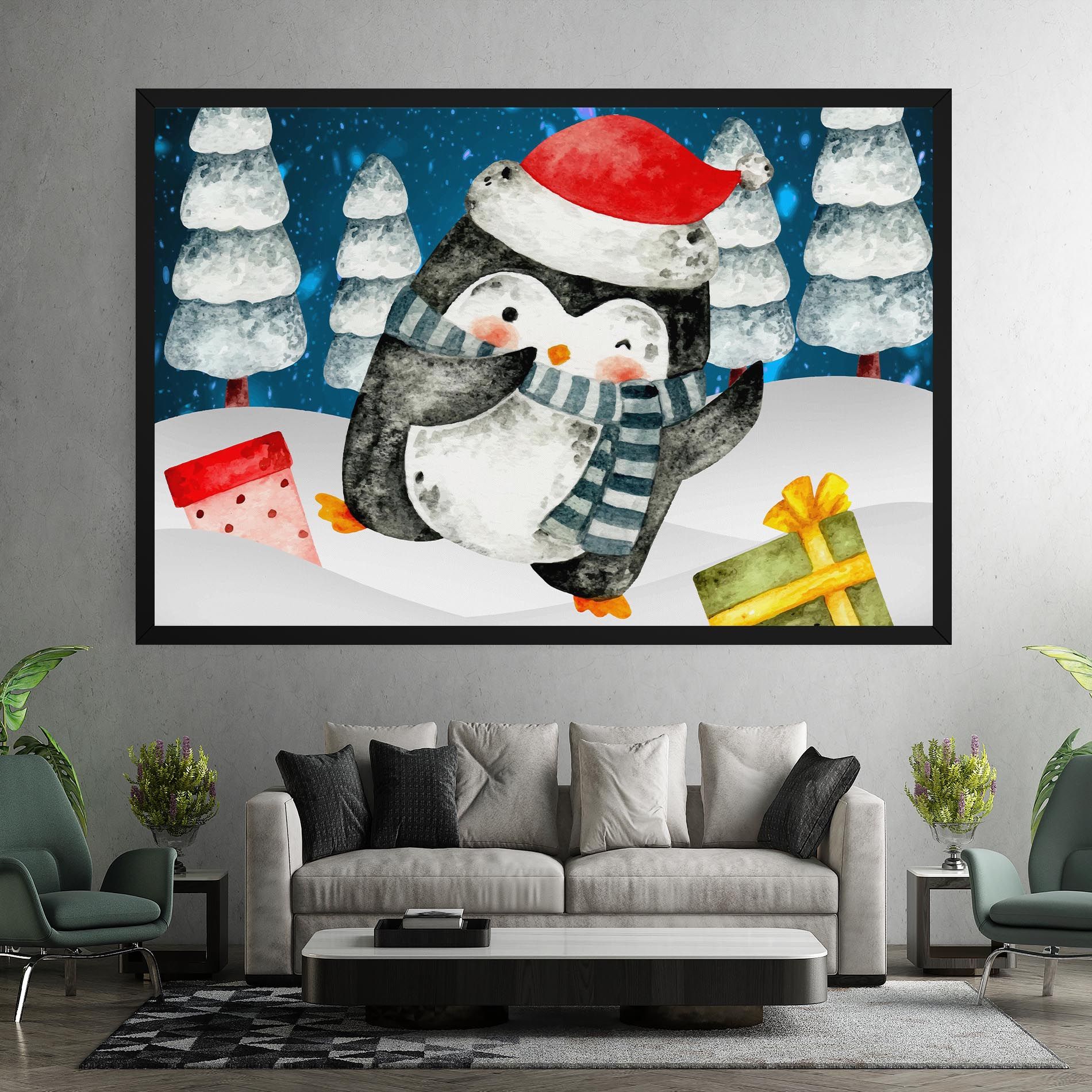 Blue Pinguin mockup 7