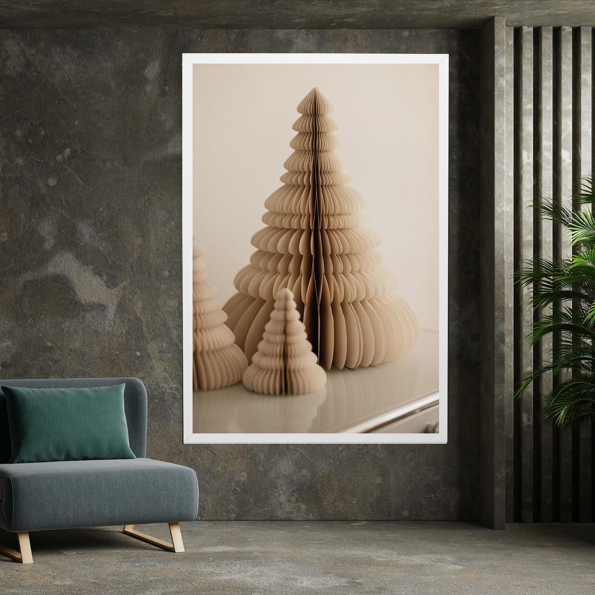 Vászonkép Paper Tree mockup 7