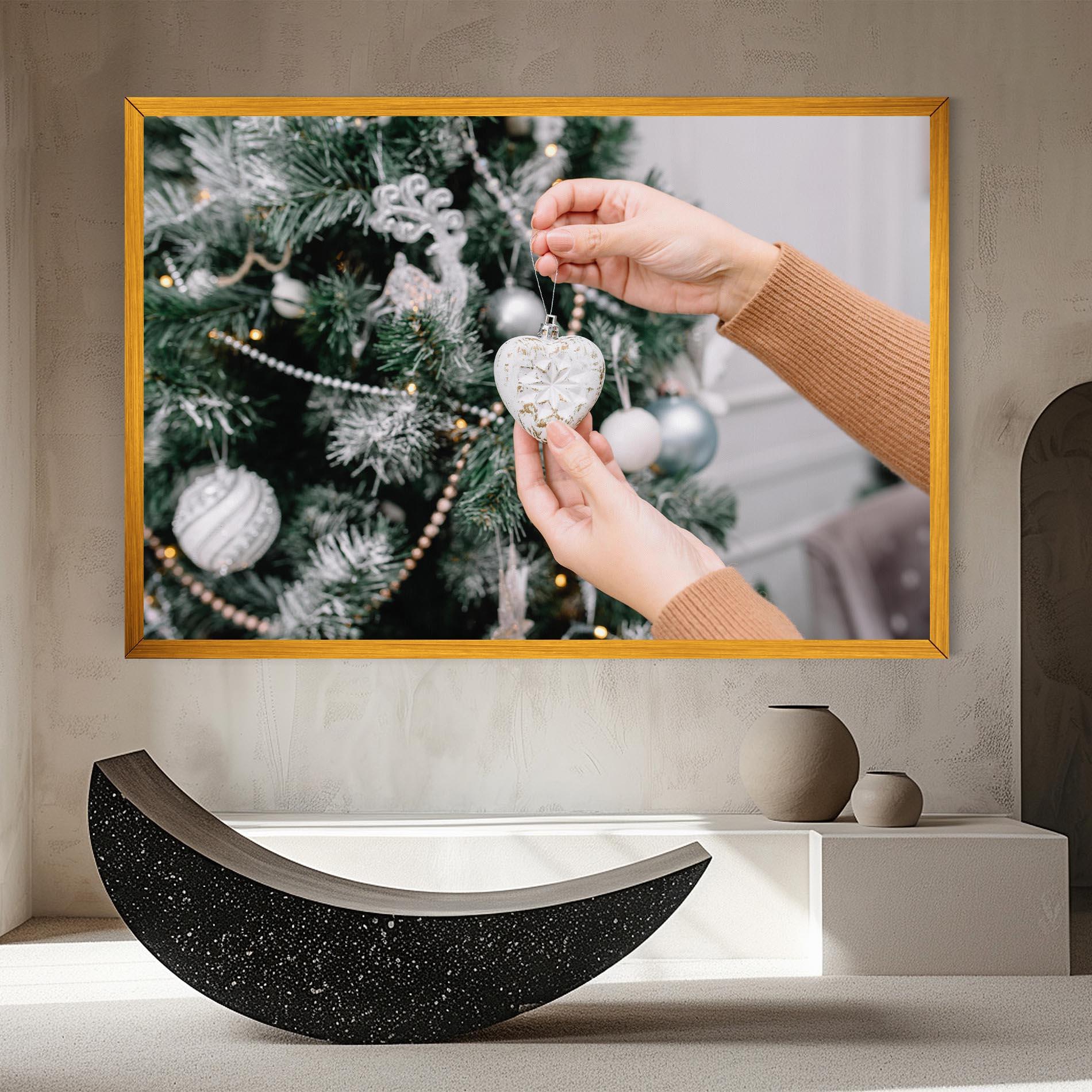Vászonkép Christmas Decorations mockup 8