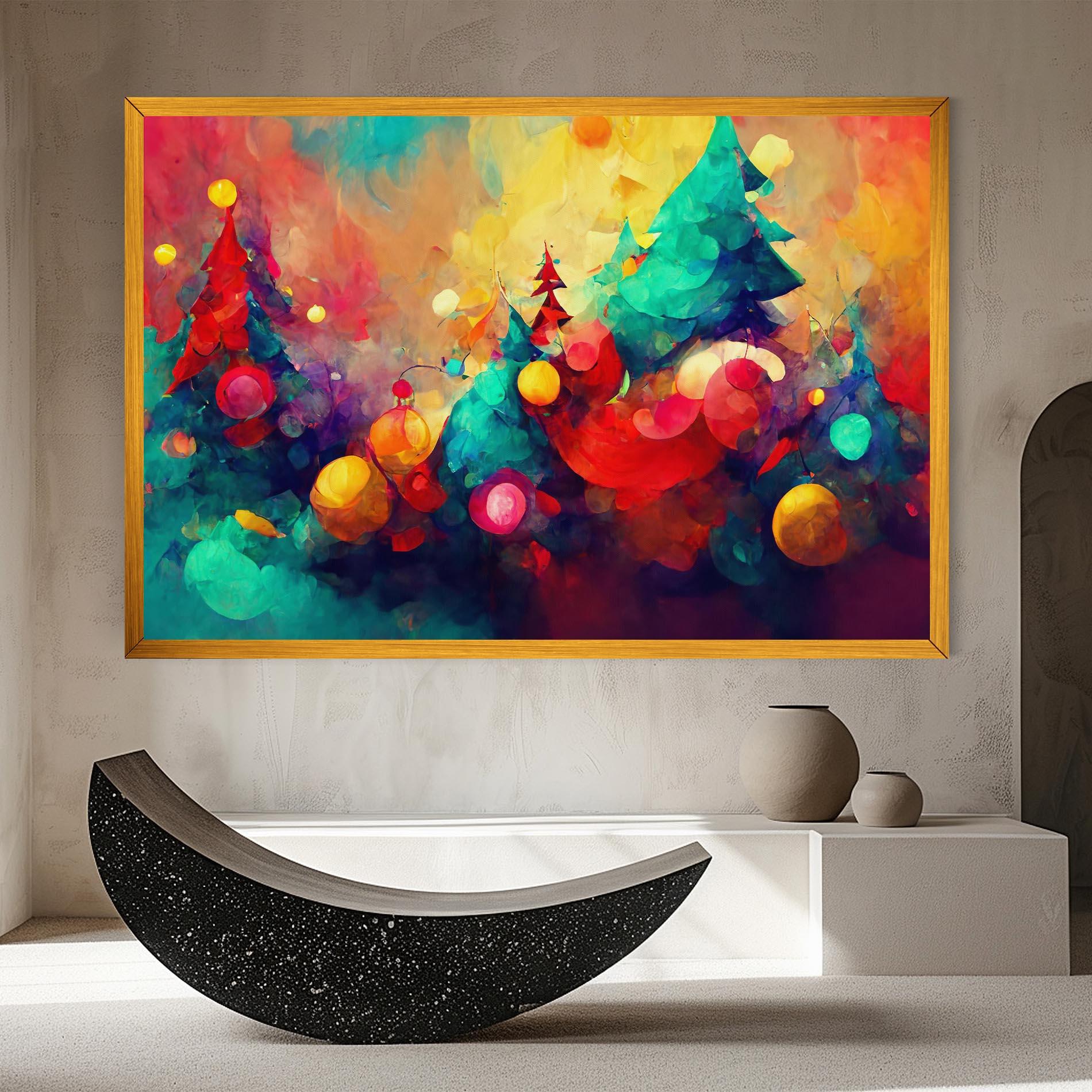 Vászonkép Colorfull Winter mockup 8