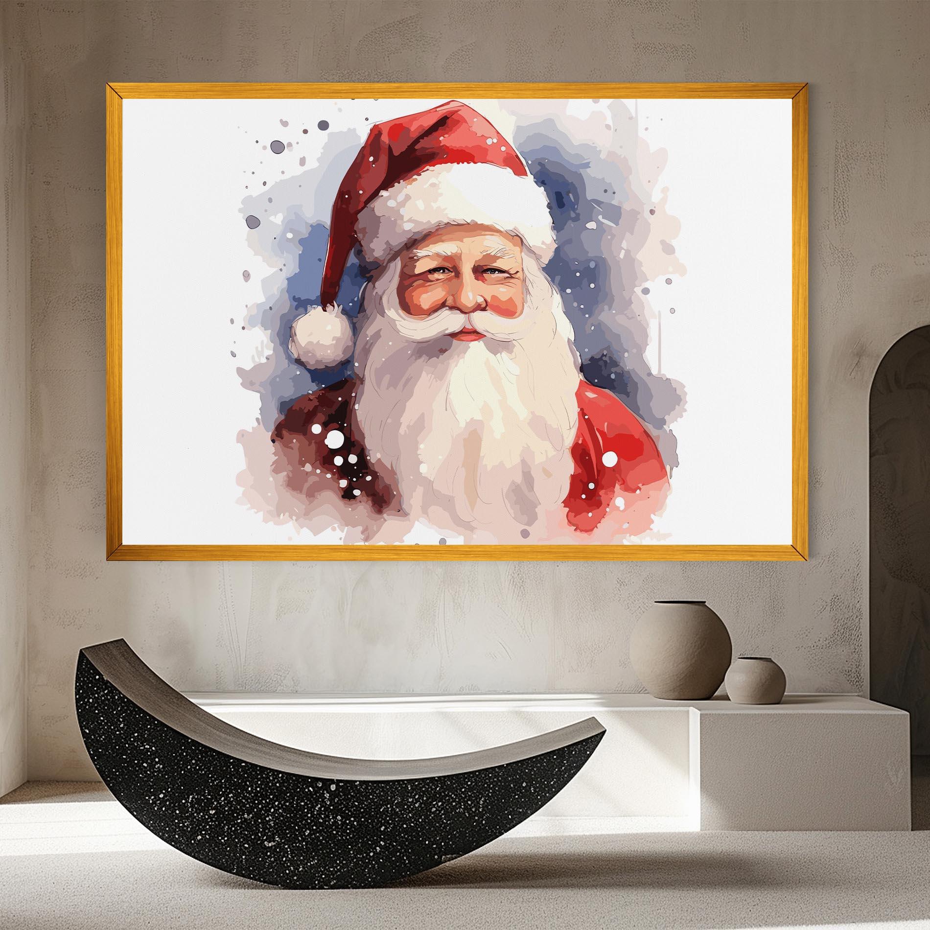 Vászonkép Cute Santa mockup 8