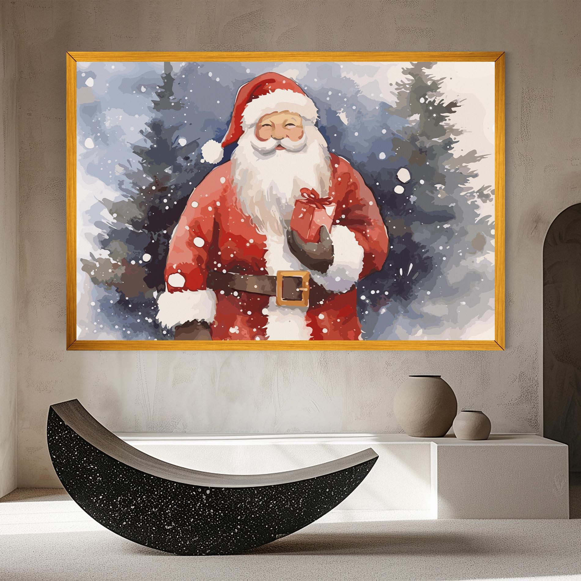 Vászonkép Holding Gift mockup 8