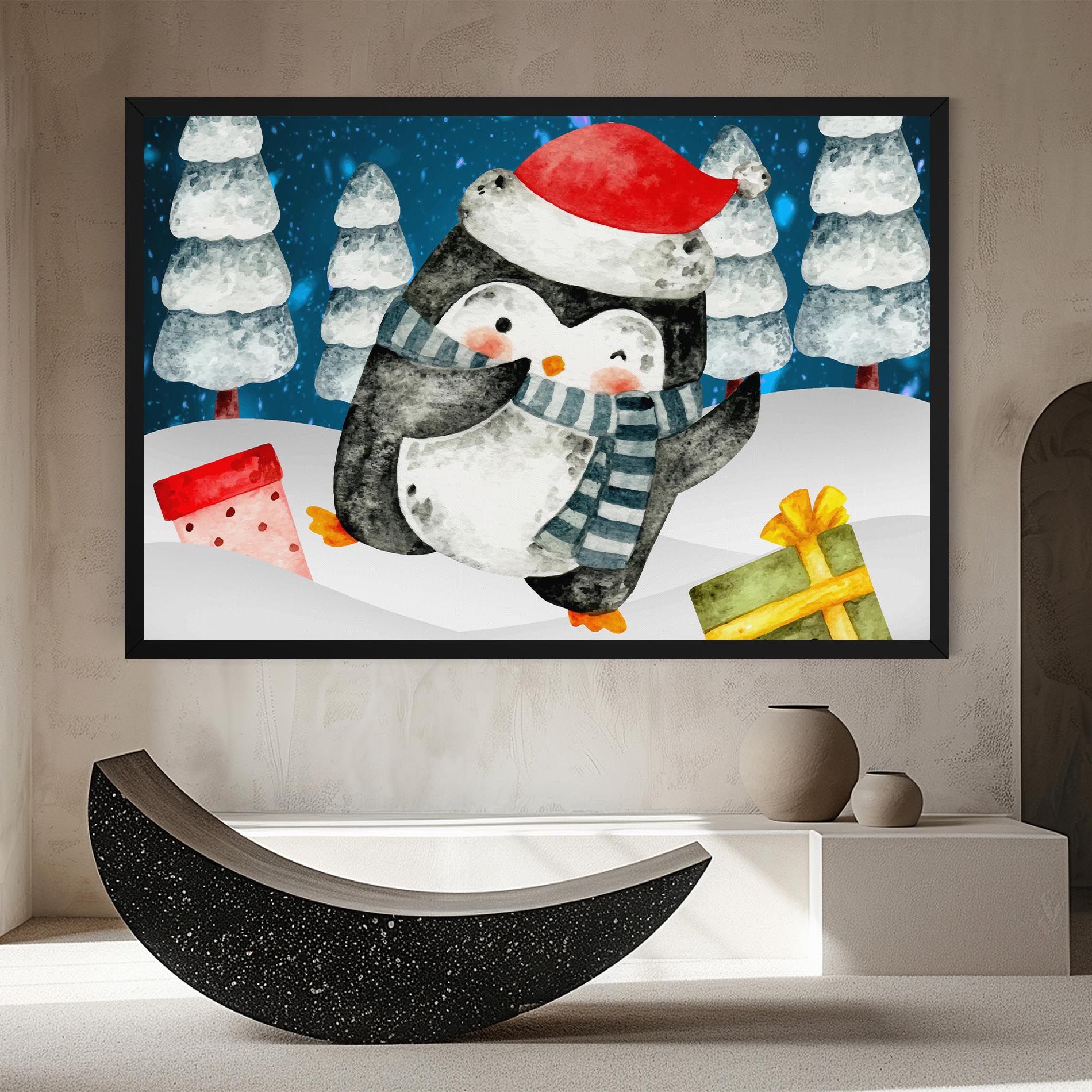 Blue Pinguin mockup 8