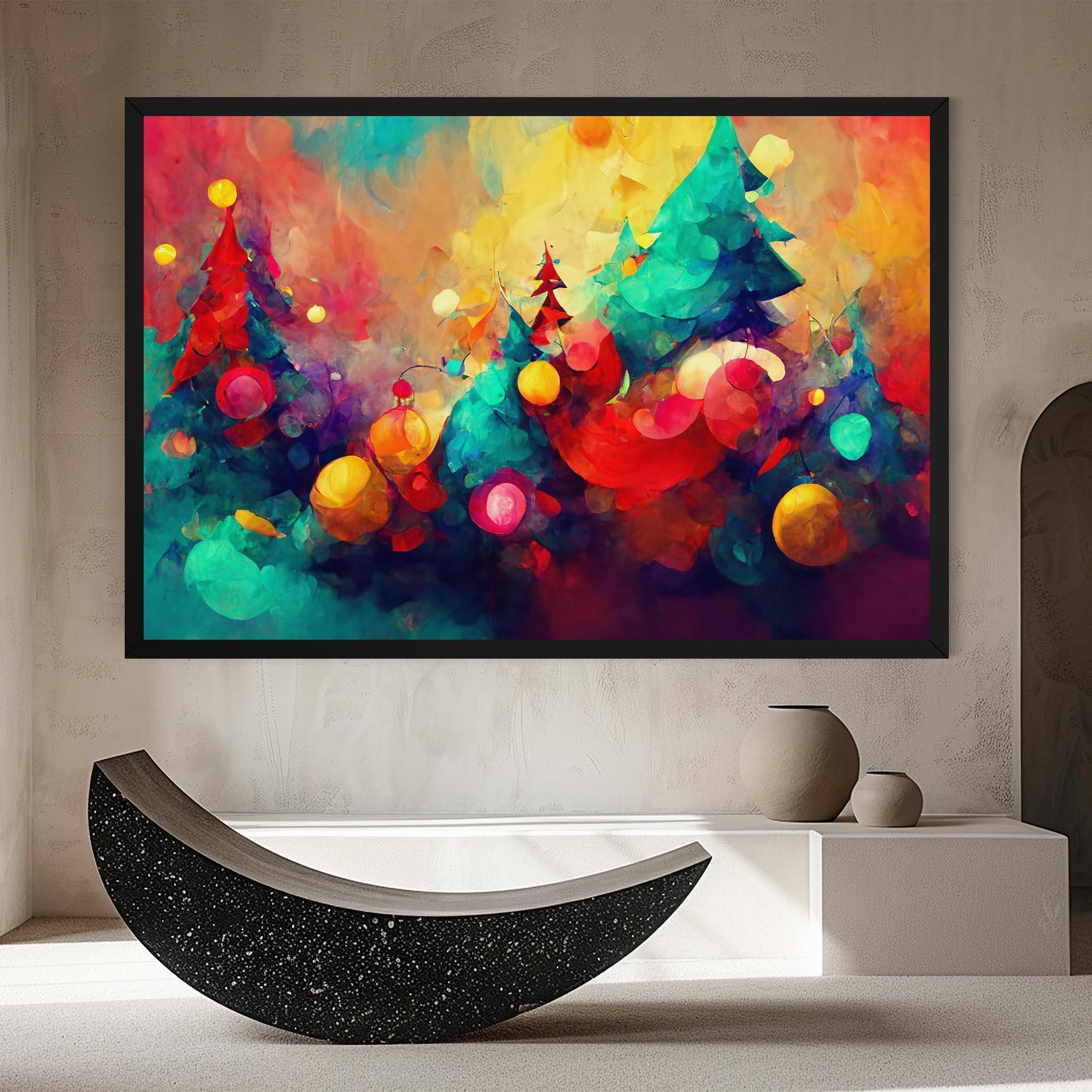 Vászonkép Colorfull Winter mockup 8