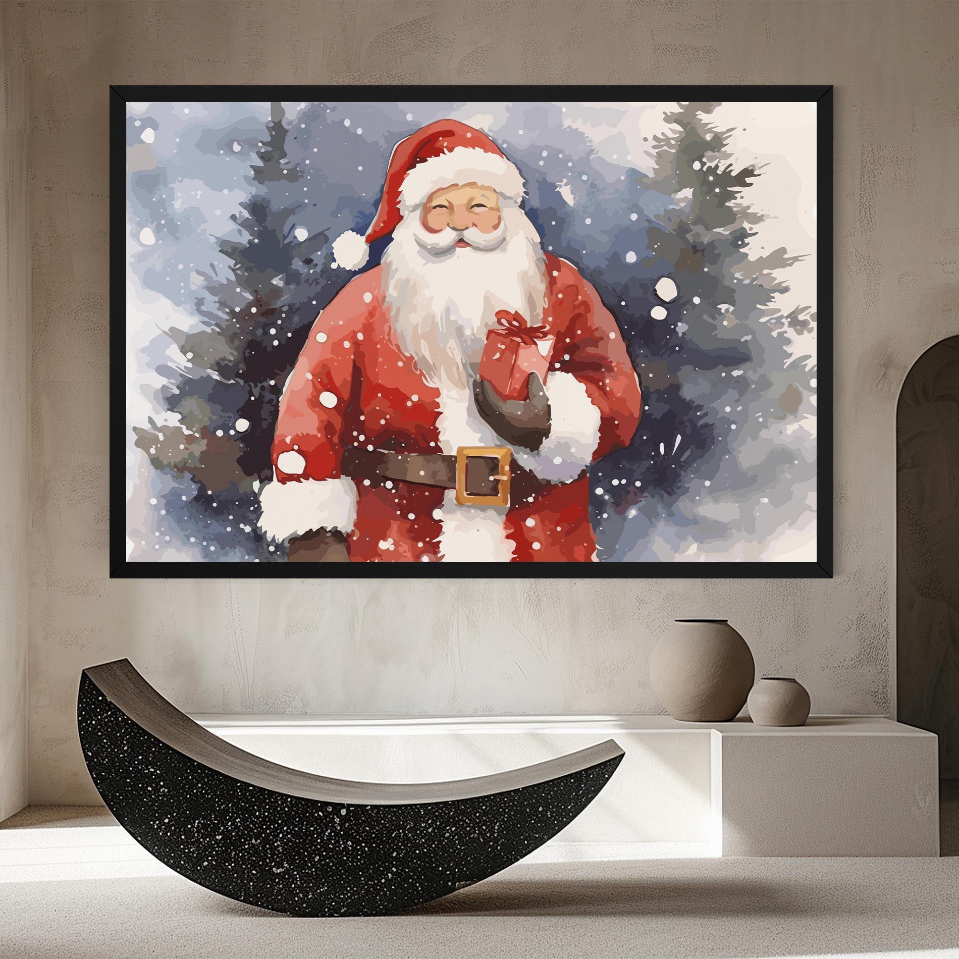 Vászonkép Holding Gift mockup 8