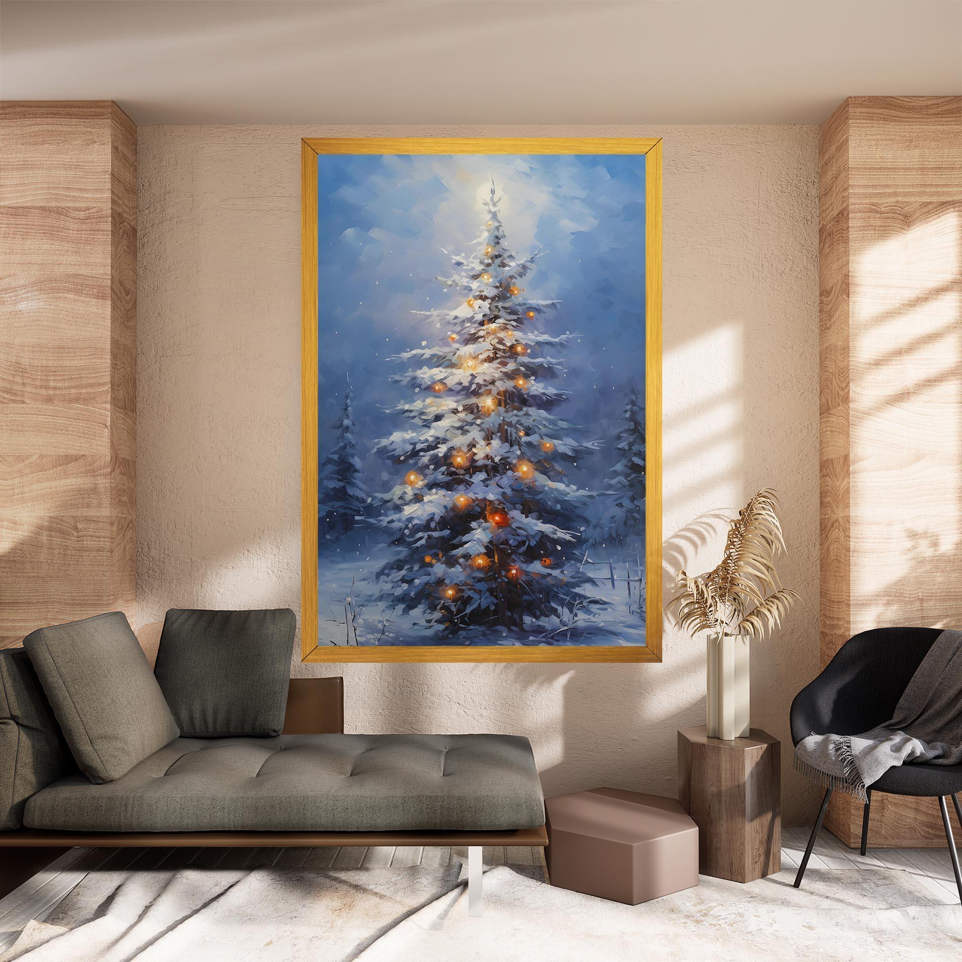 Vászonkép Tall Slender Tree mockup 8