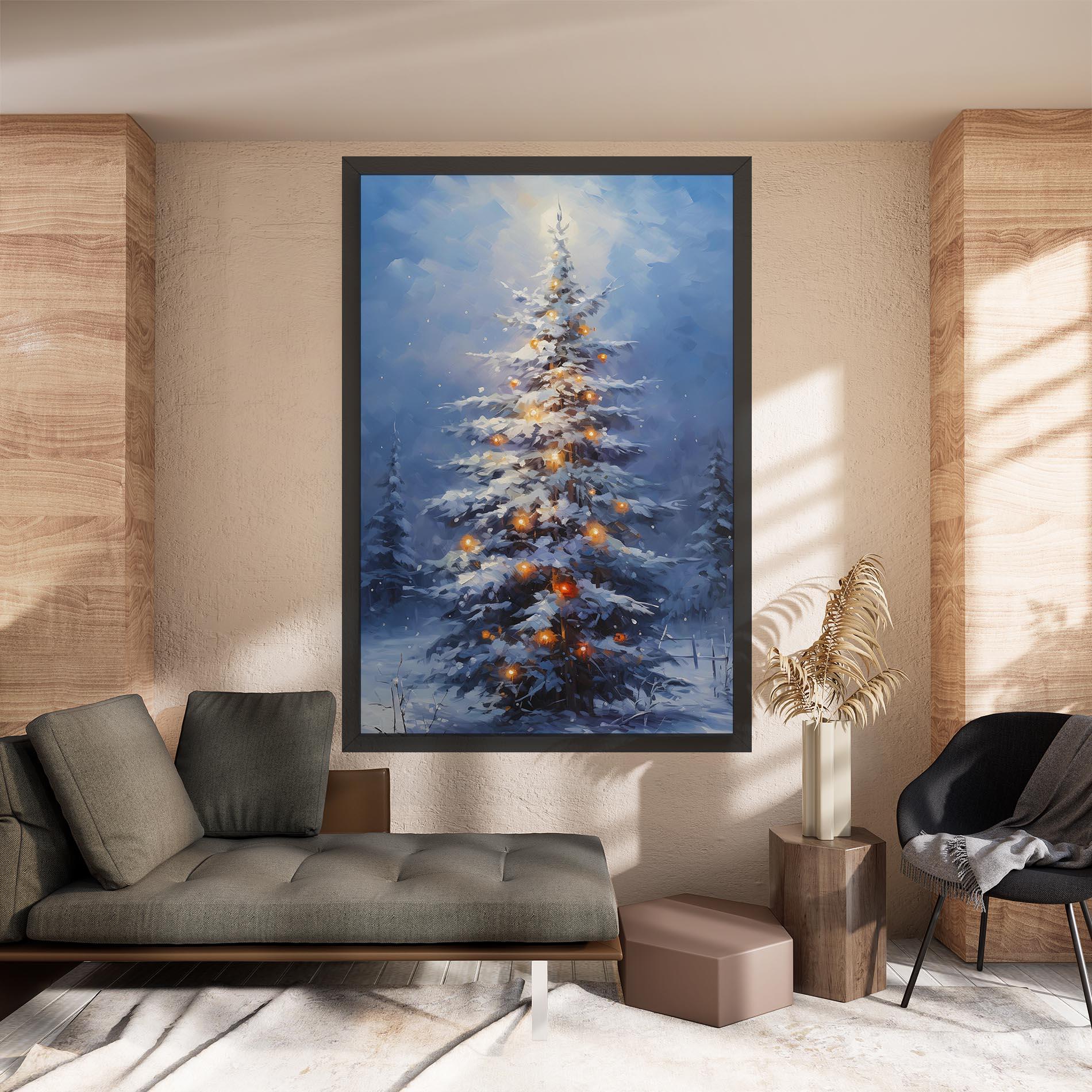 Vászonkép Tall Slender Tree mockup 8