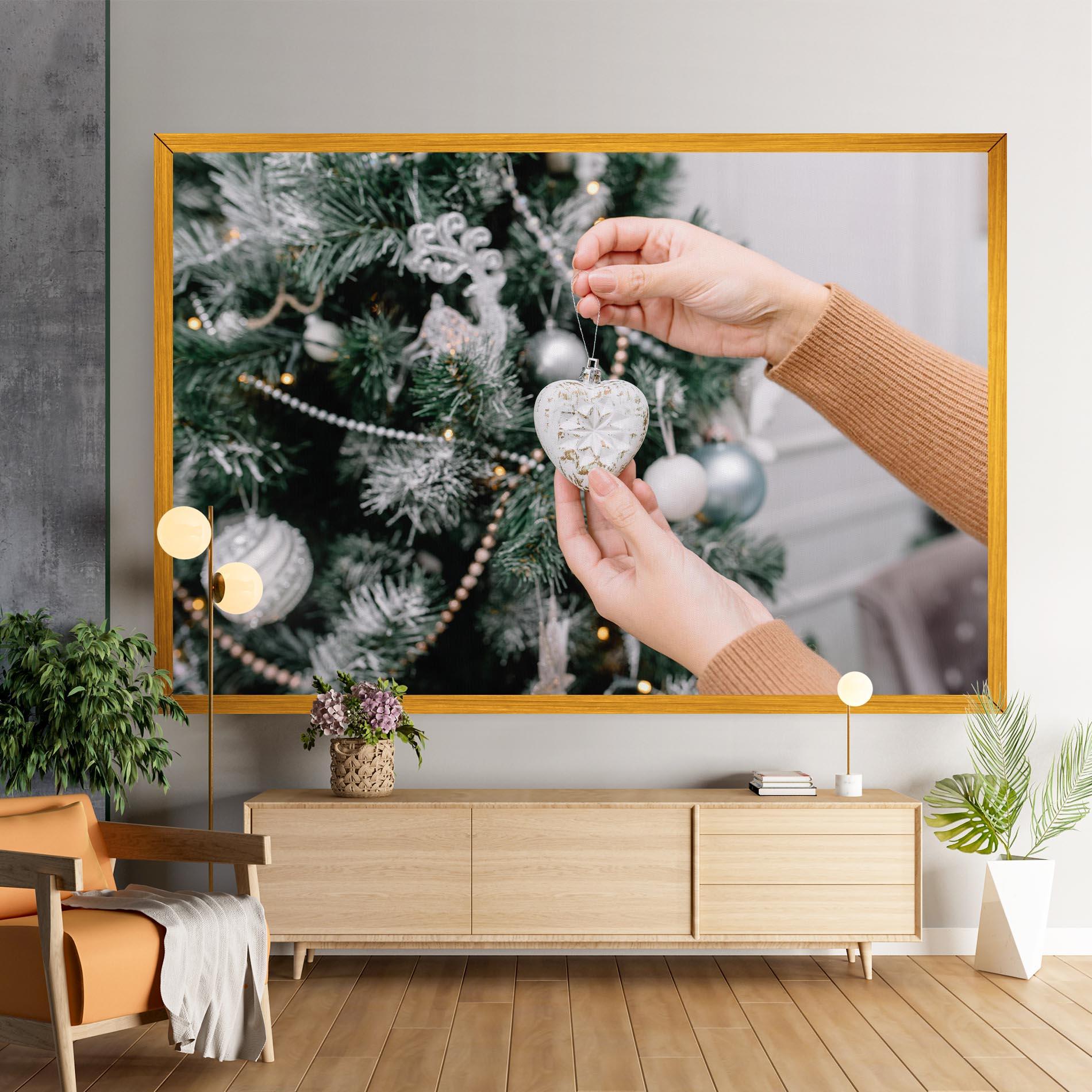 Vászonkép Christmas Decorations mockup 9