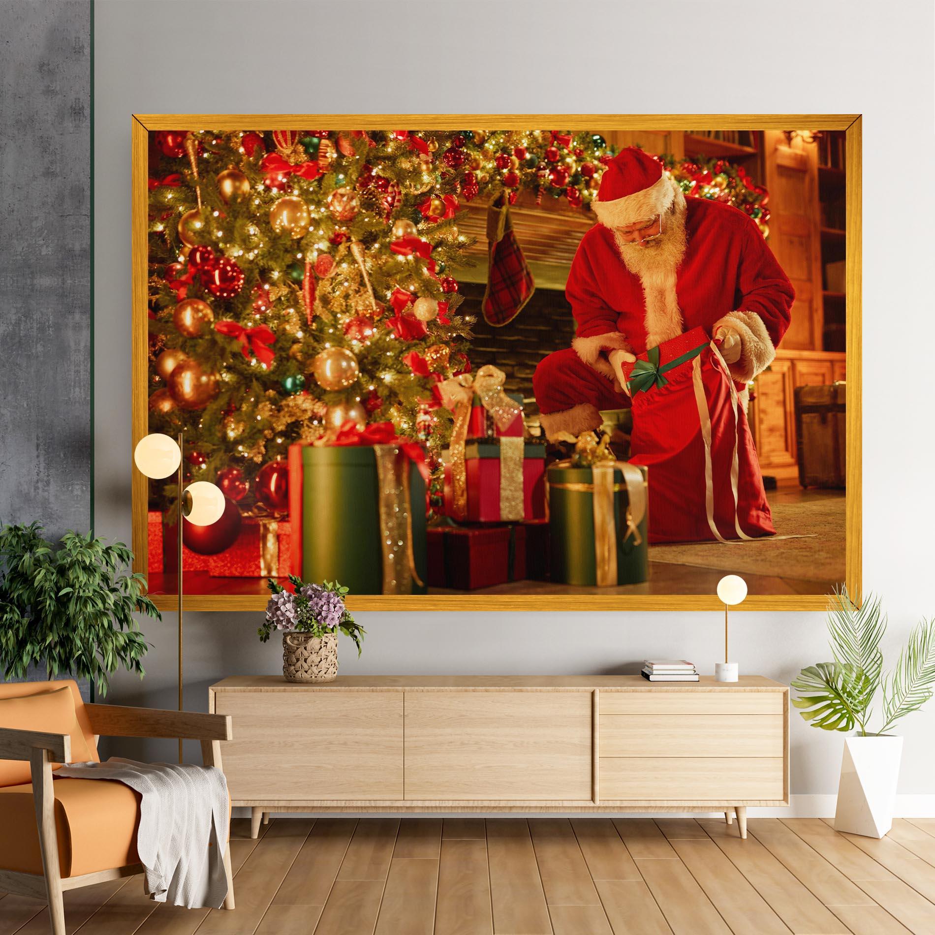 Vászonkép Presenting Gifts mockup 9