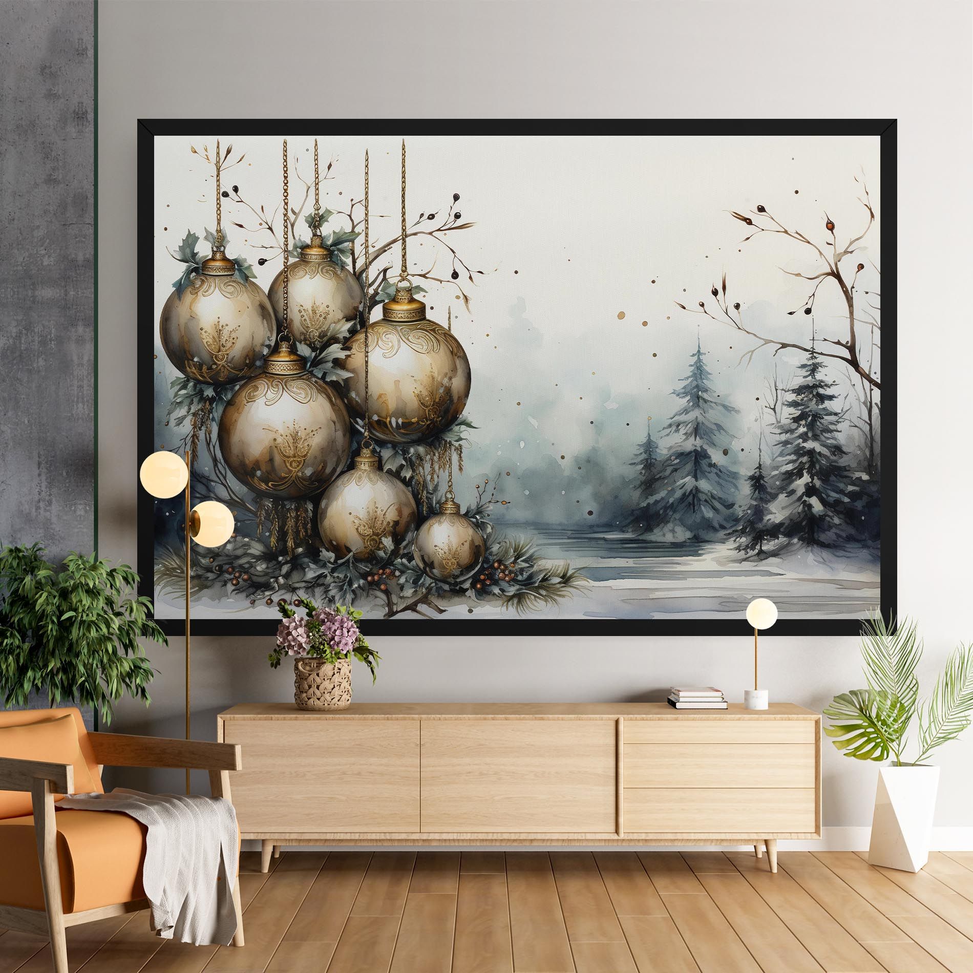 Christmas Art Paper mockup 9