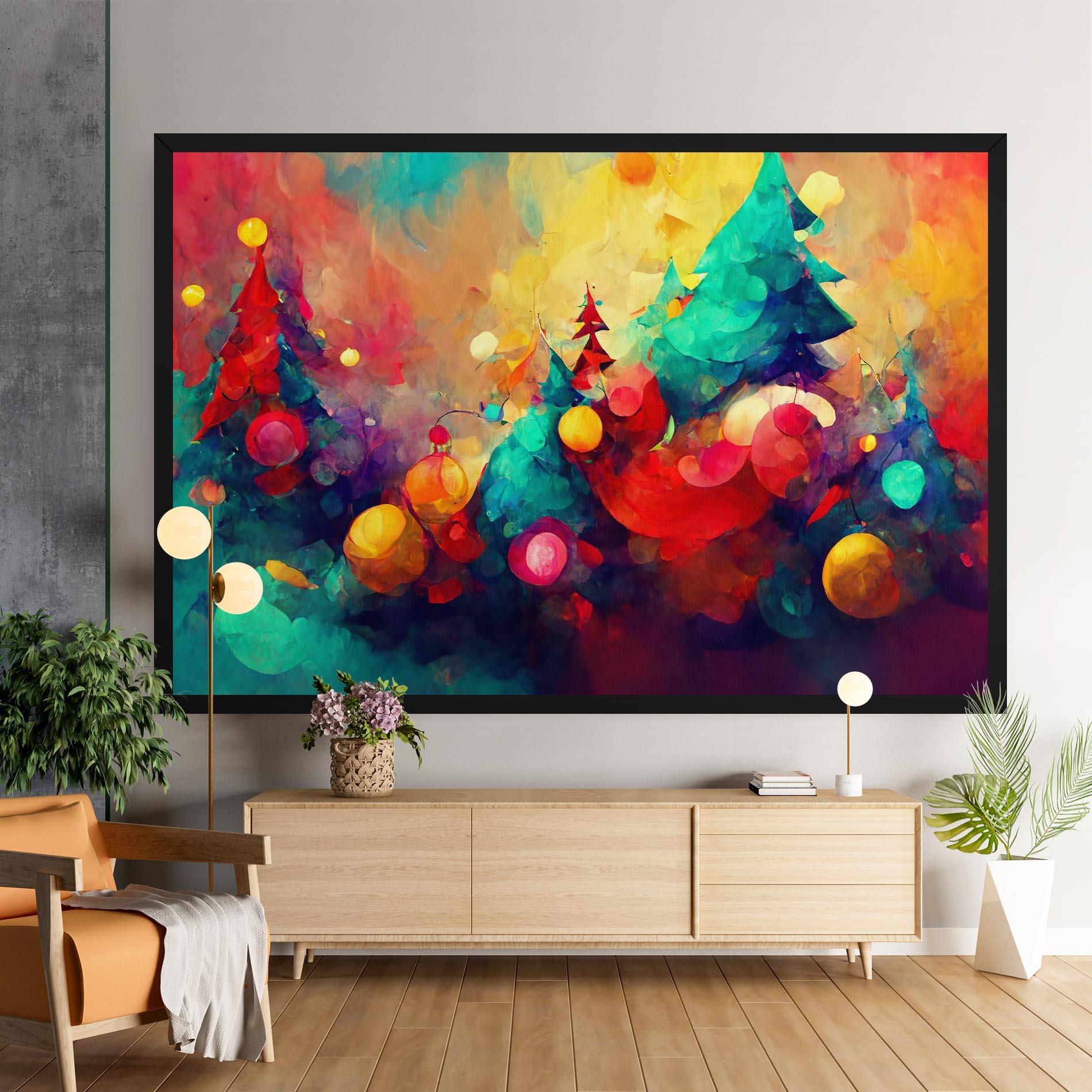 Vászonkép Colorfull Winter mockup 9