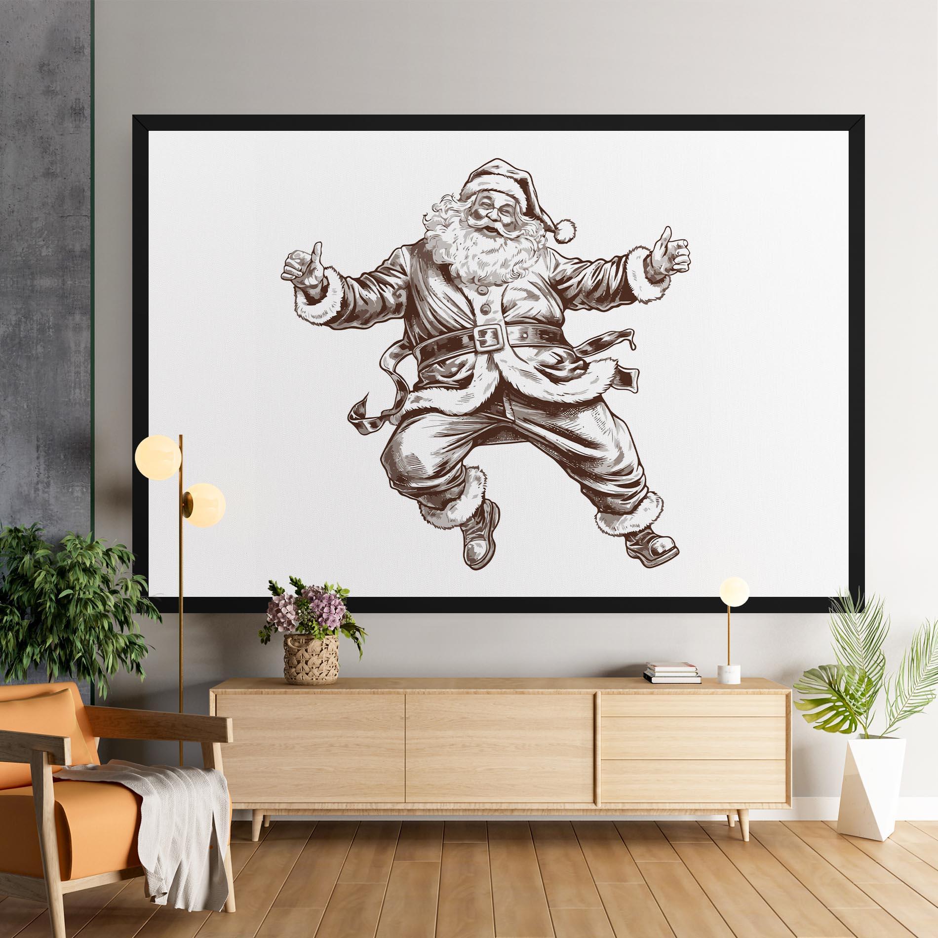 Vászonkép Santa Ok mockup 9