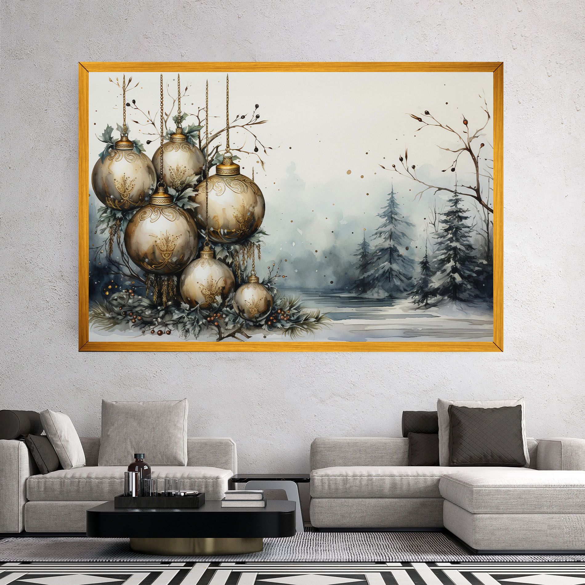 Christmas Art Paper mockup 2