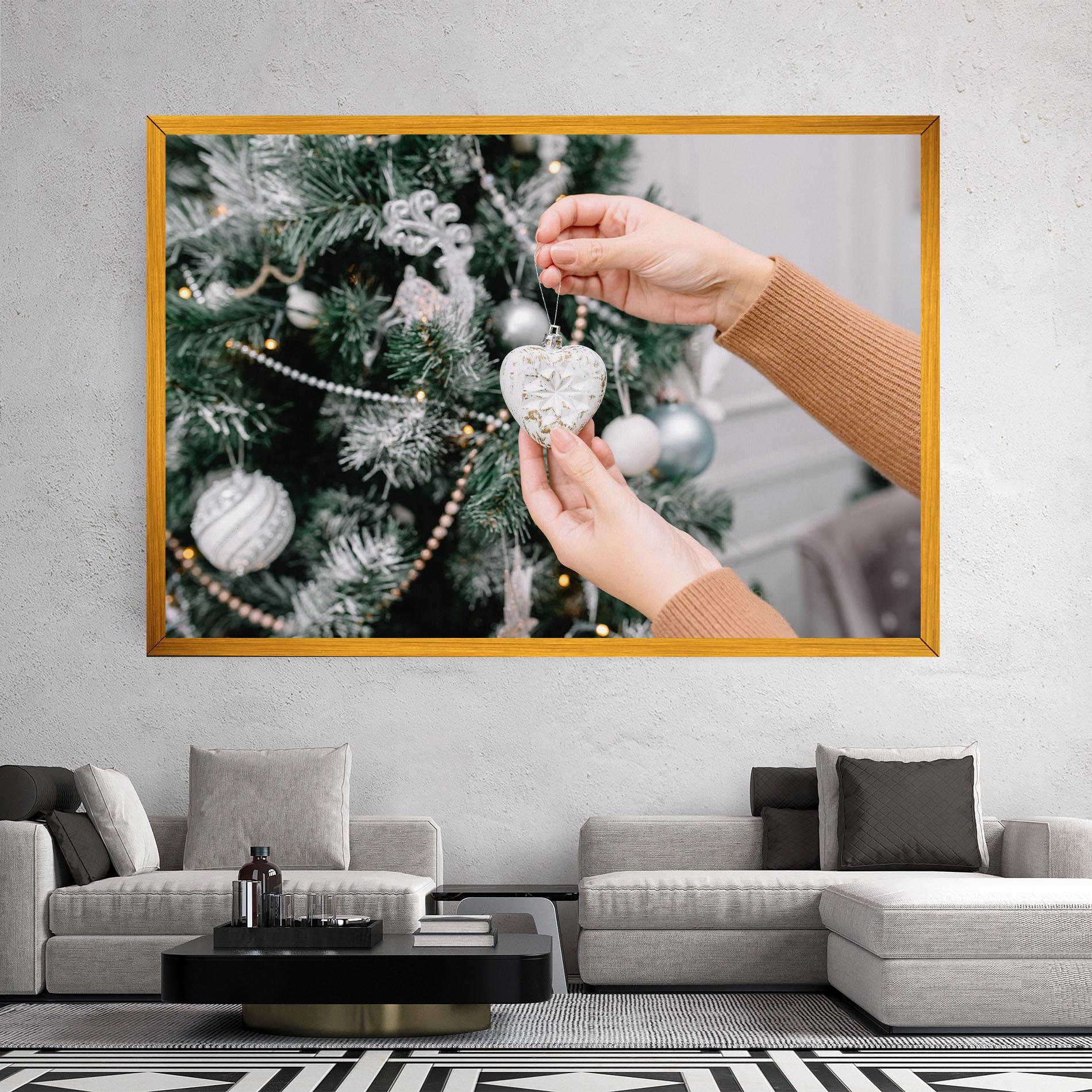 Vászonkép Christmas Decorations mockup 2