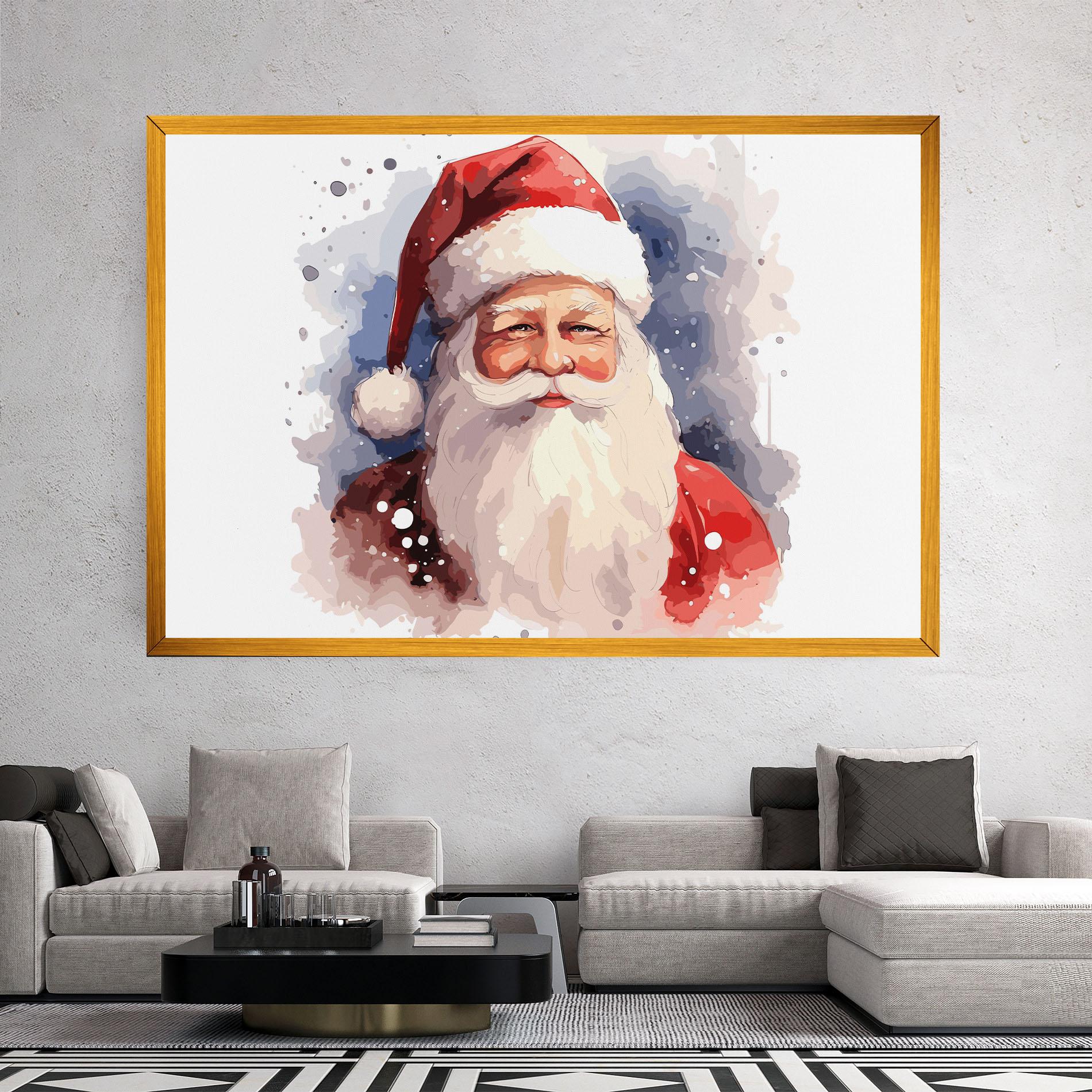 Vászonkép Cute Santa mockup 2