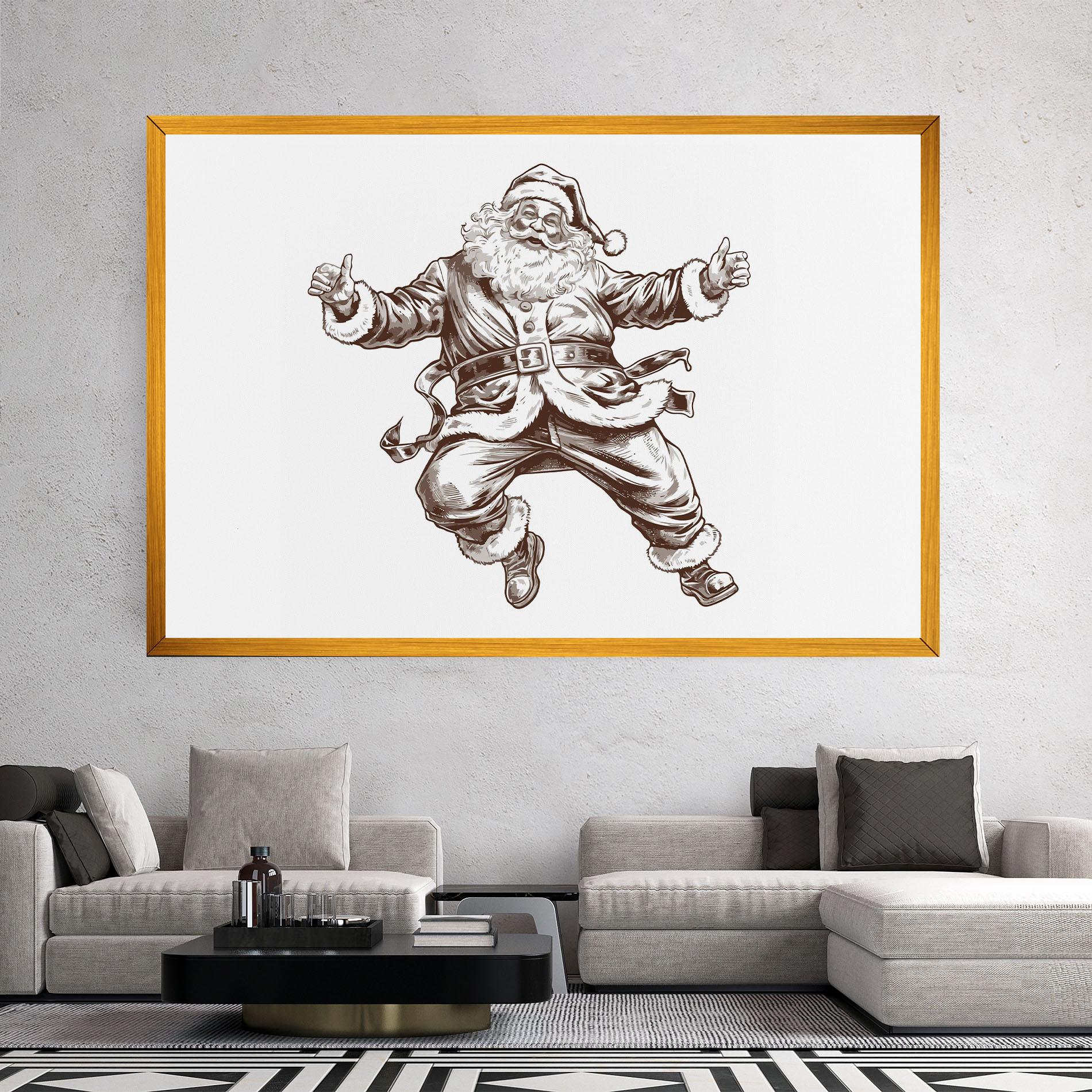 Vászonkép Santa Ok mockup 2