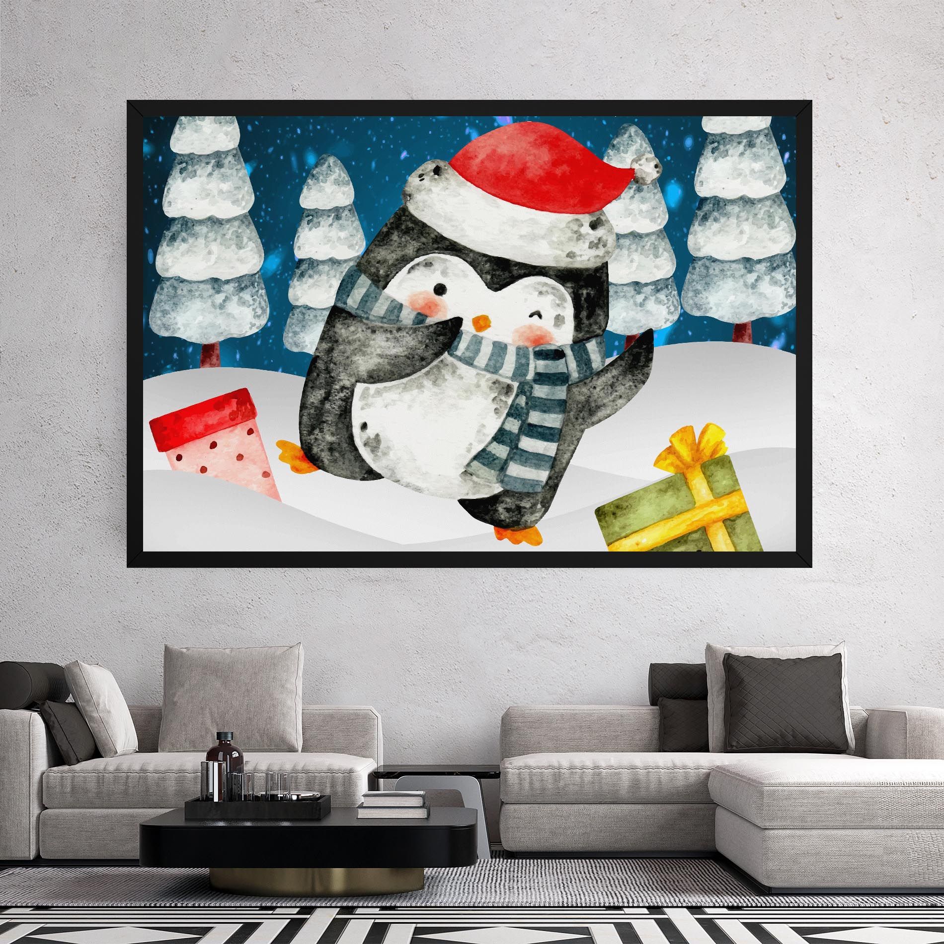 Blue Pinguin mockup 2