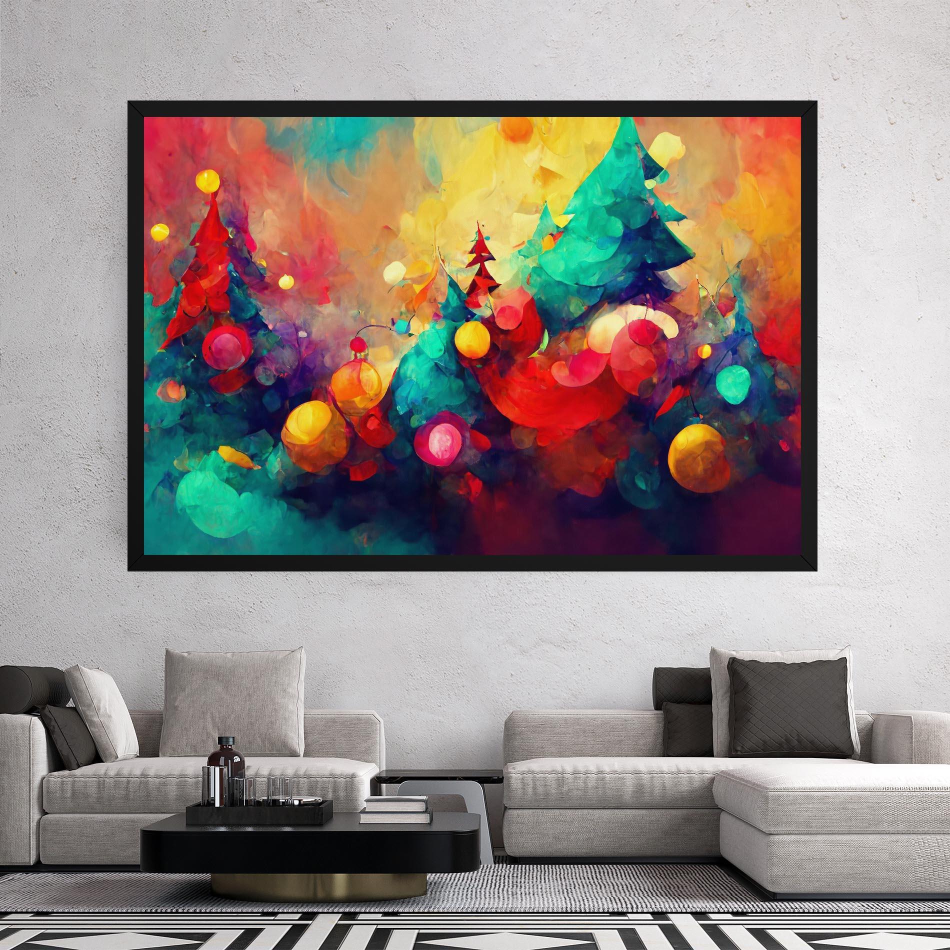 Vászonkép Colorfull Winter mockup 2