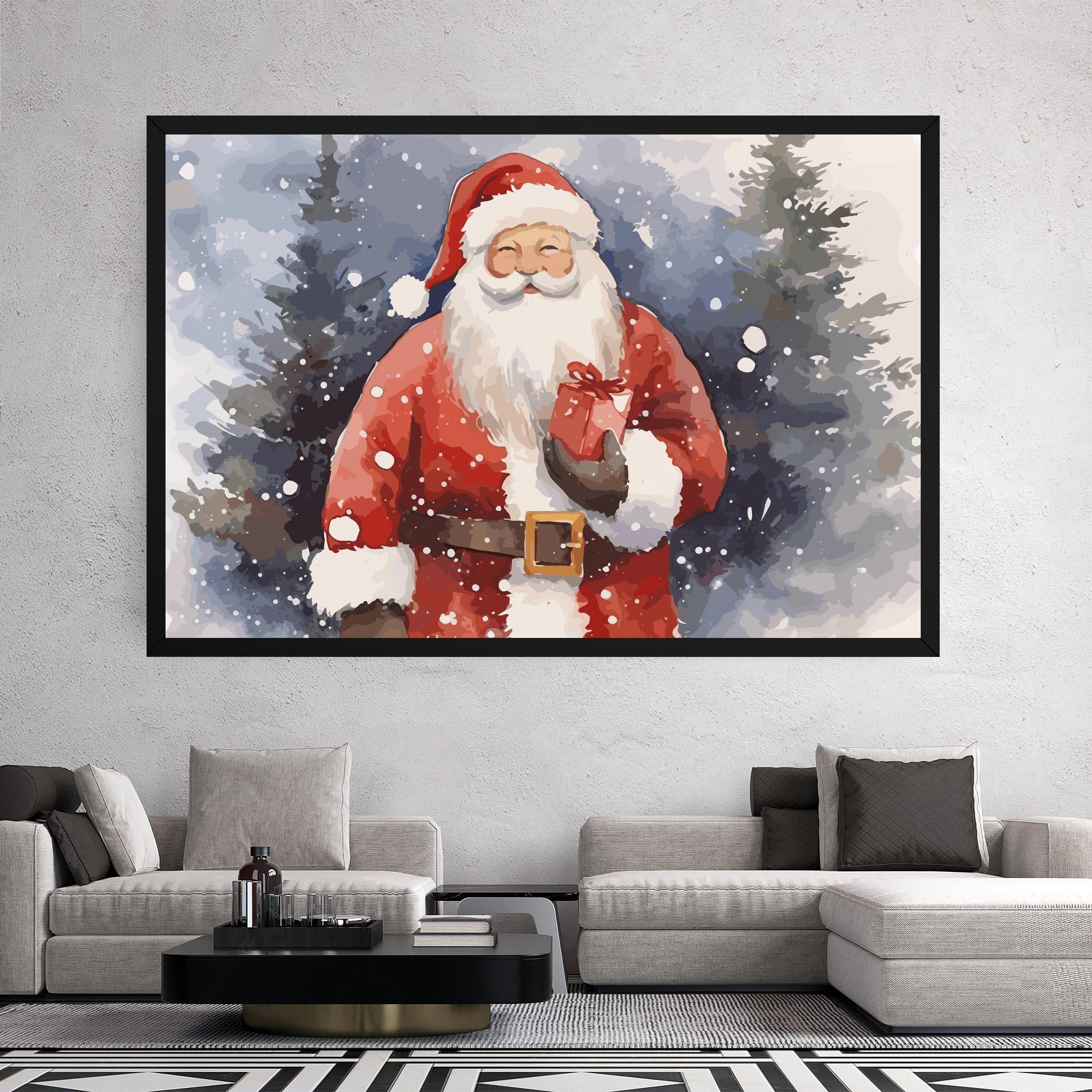 Vászonkép Holding Gift mockup 2