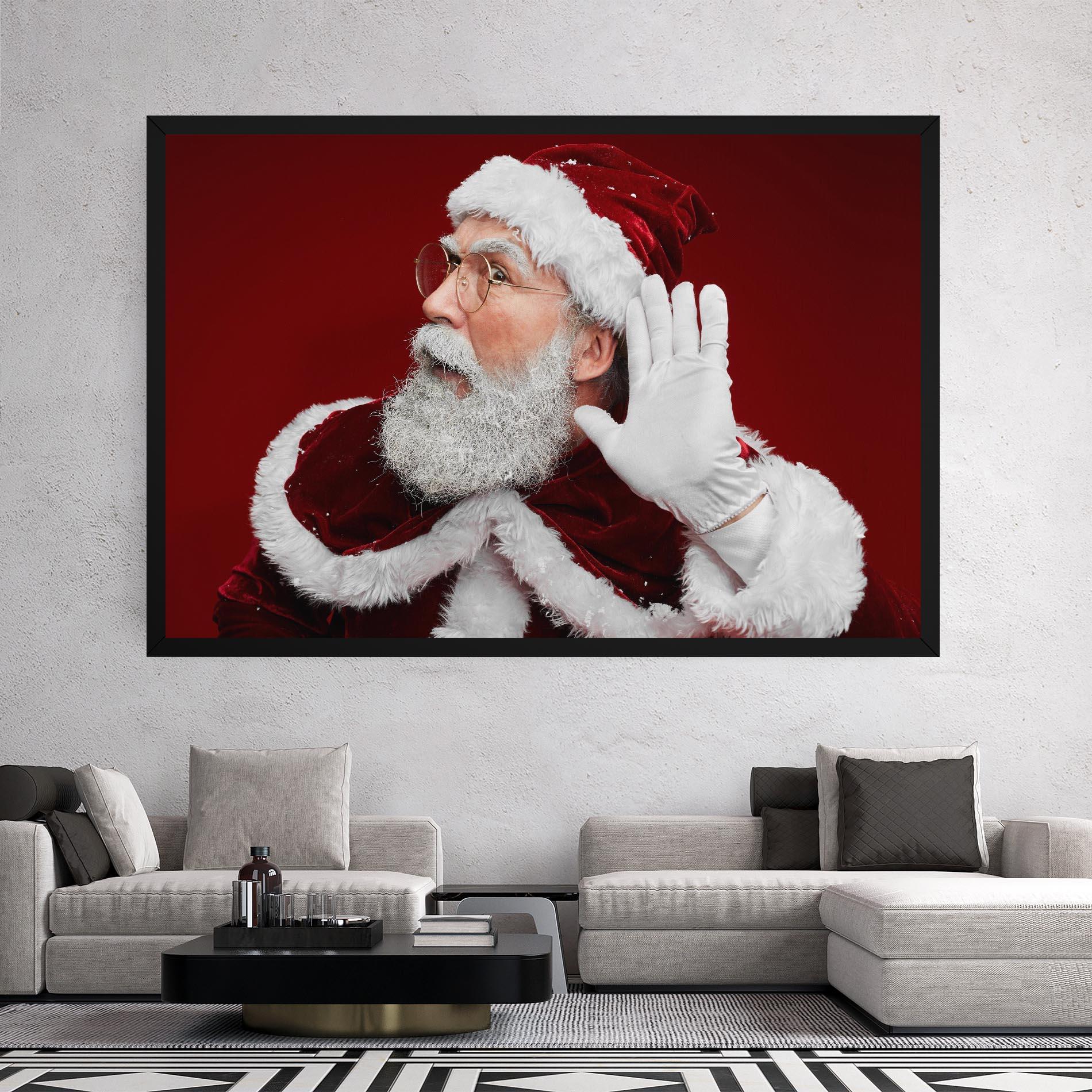 Vászonkép Santa Cant Hear You mockup 2