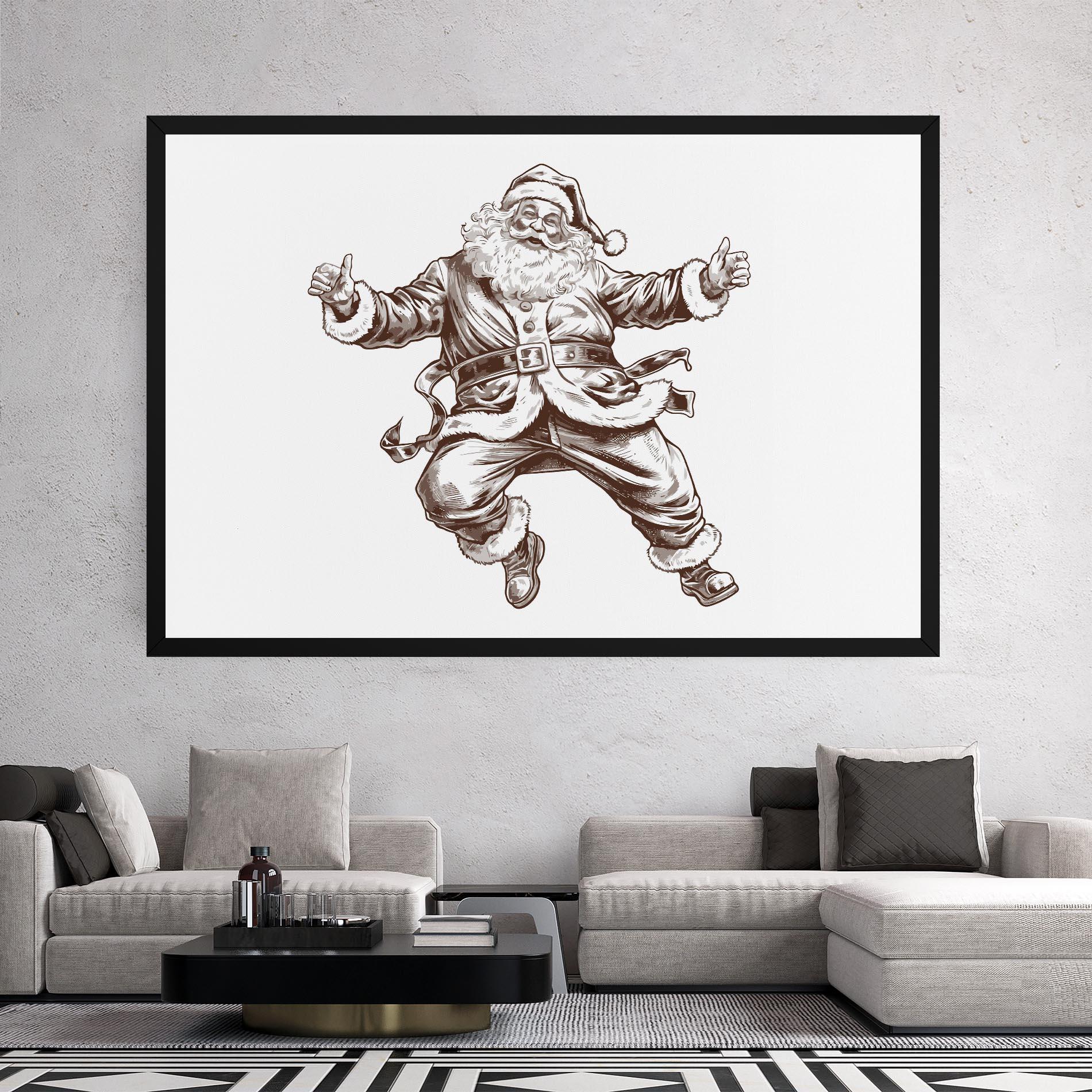 Vászonkép Santa Ok mockup 2