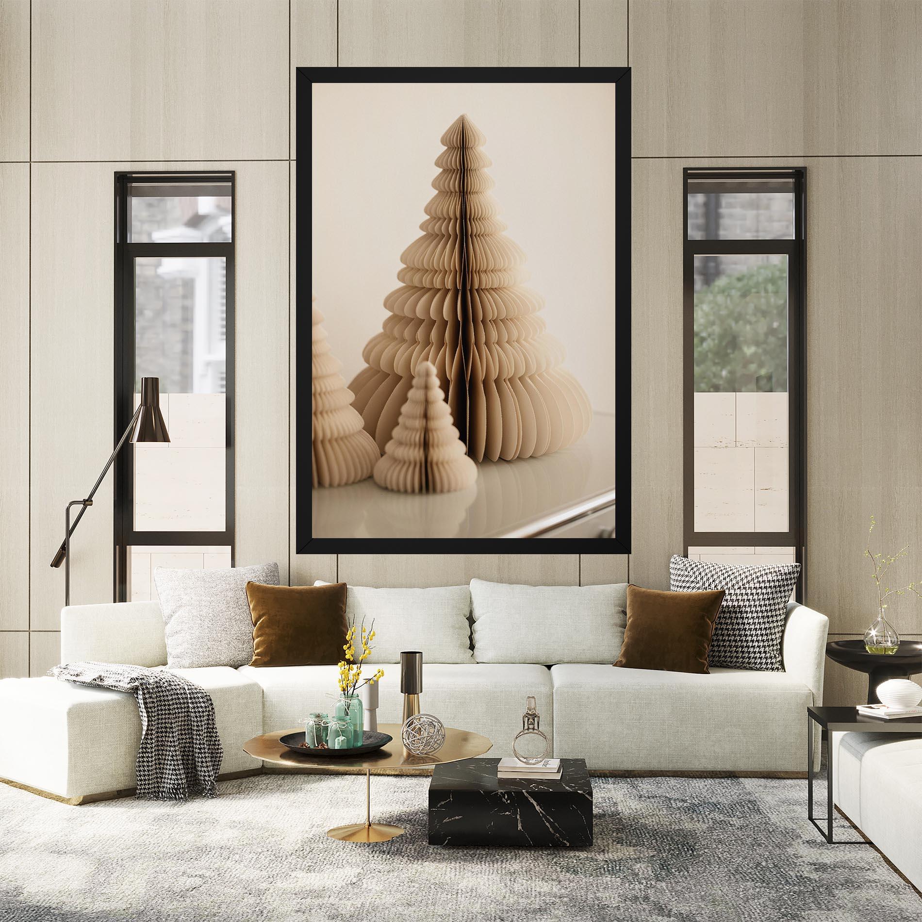 Vászonkép Paper Tree mockup 2