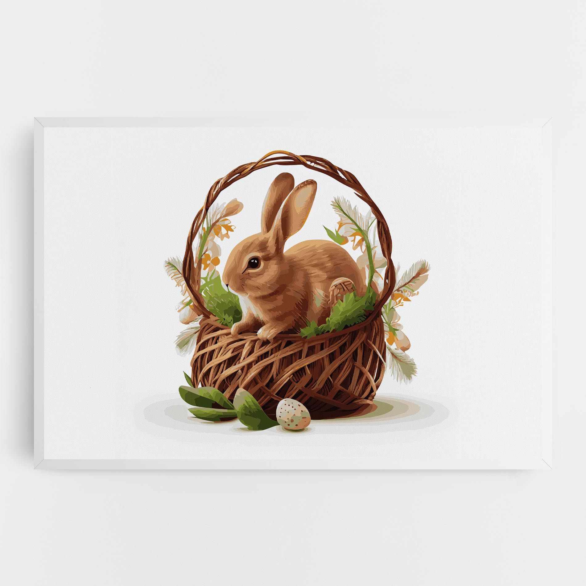 Bunny In Basket mockup 0
