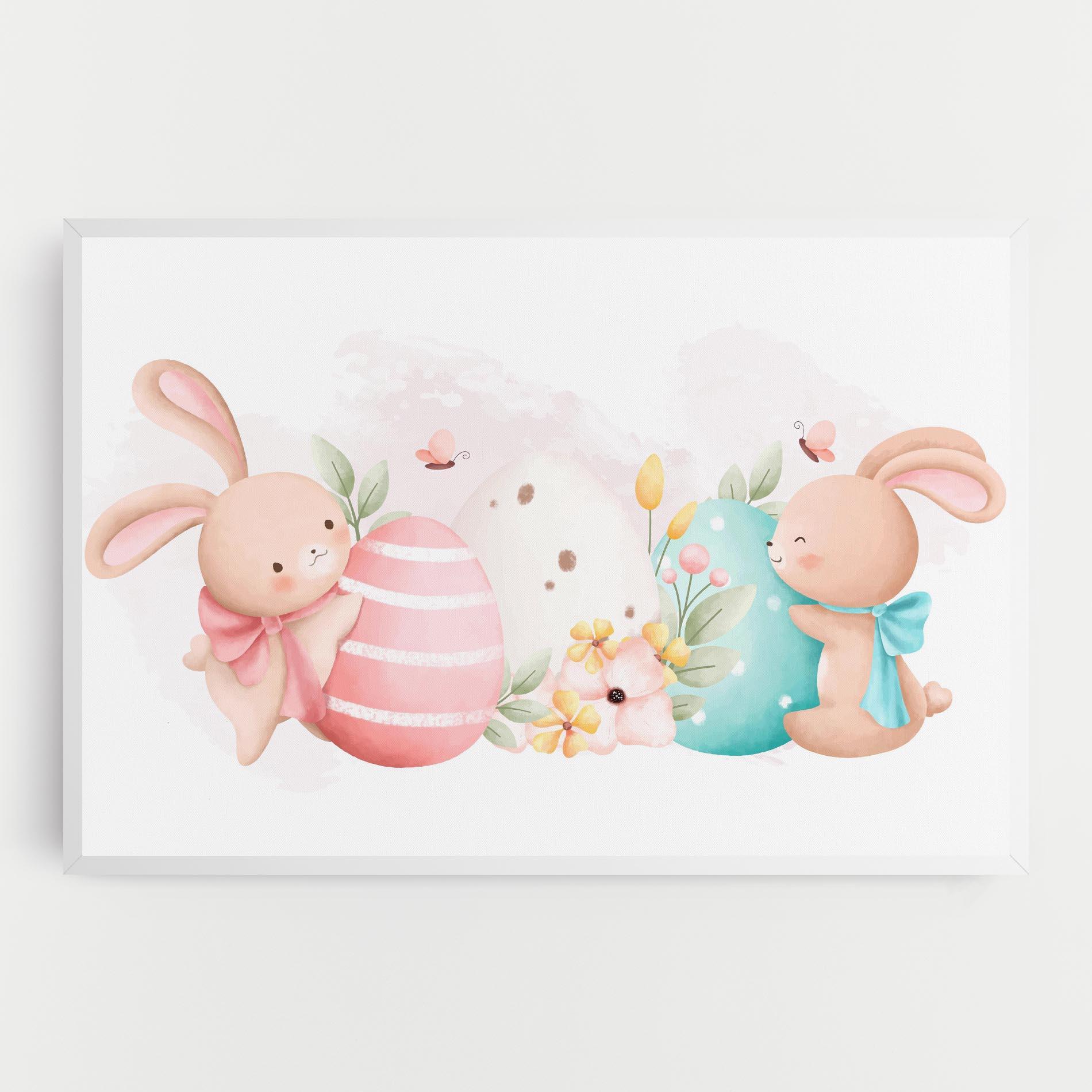Vászonkép Cute Bunny Art mockup 0