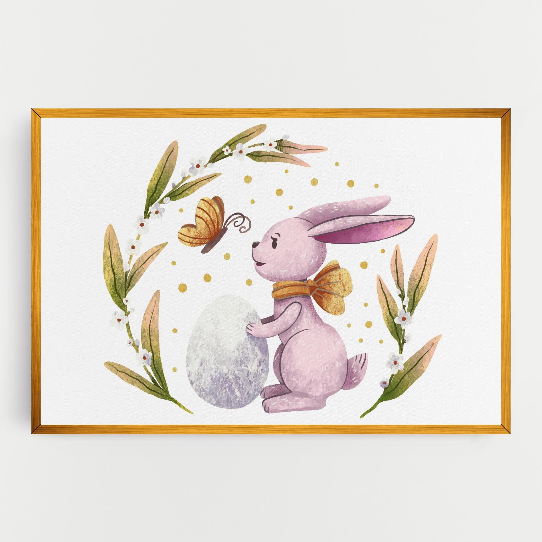Easter Pink Bunny mockup 0