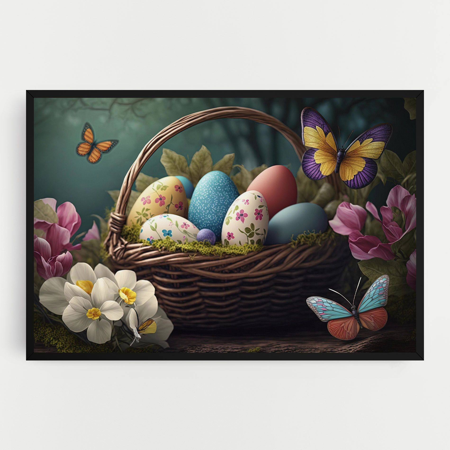 Easter Eggs Butterfly mockup 0